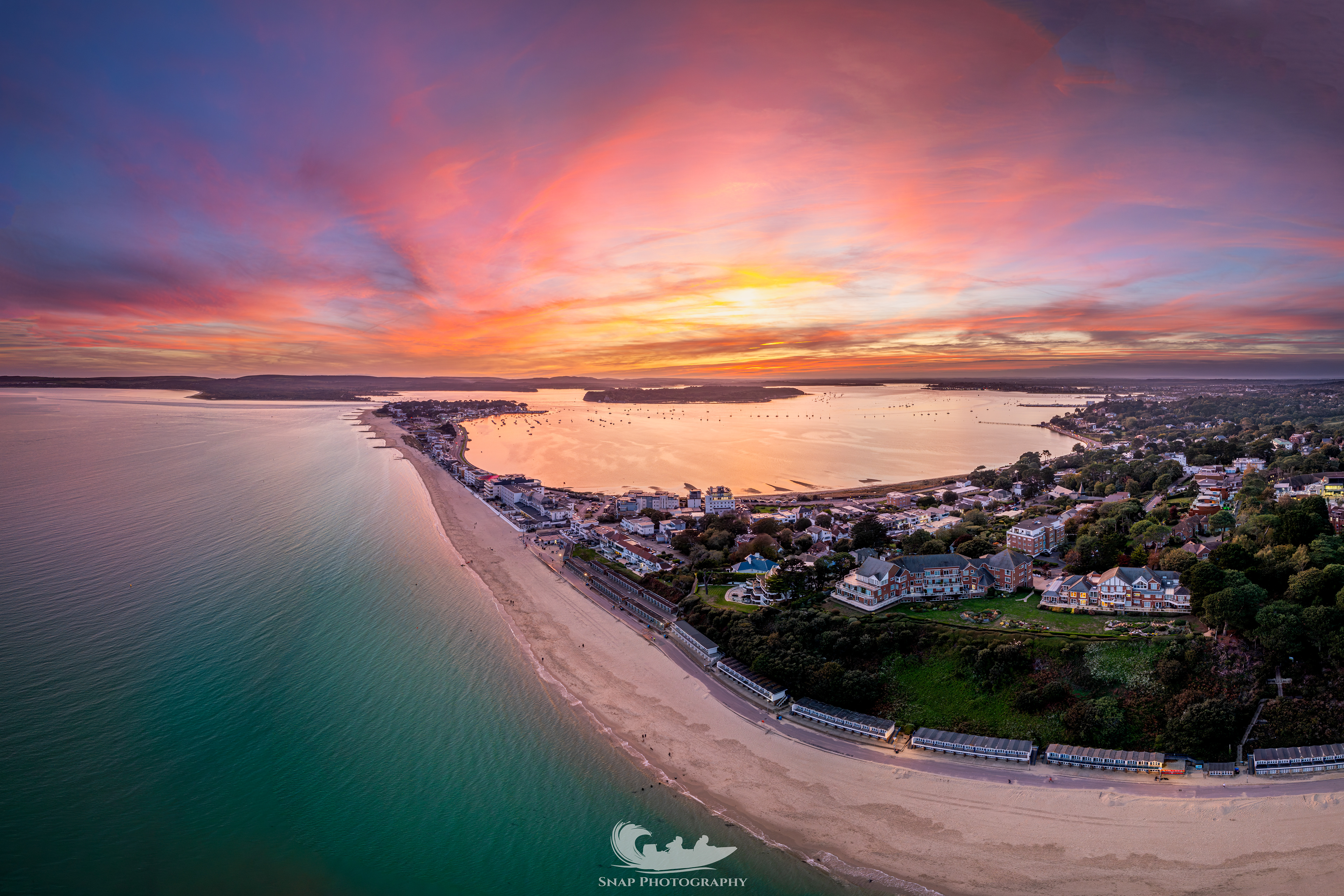 Sandbanks sunset