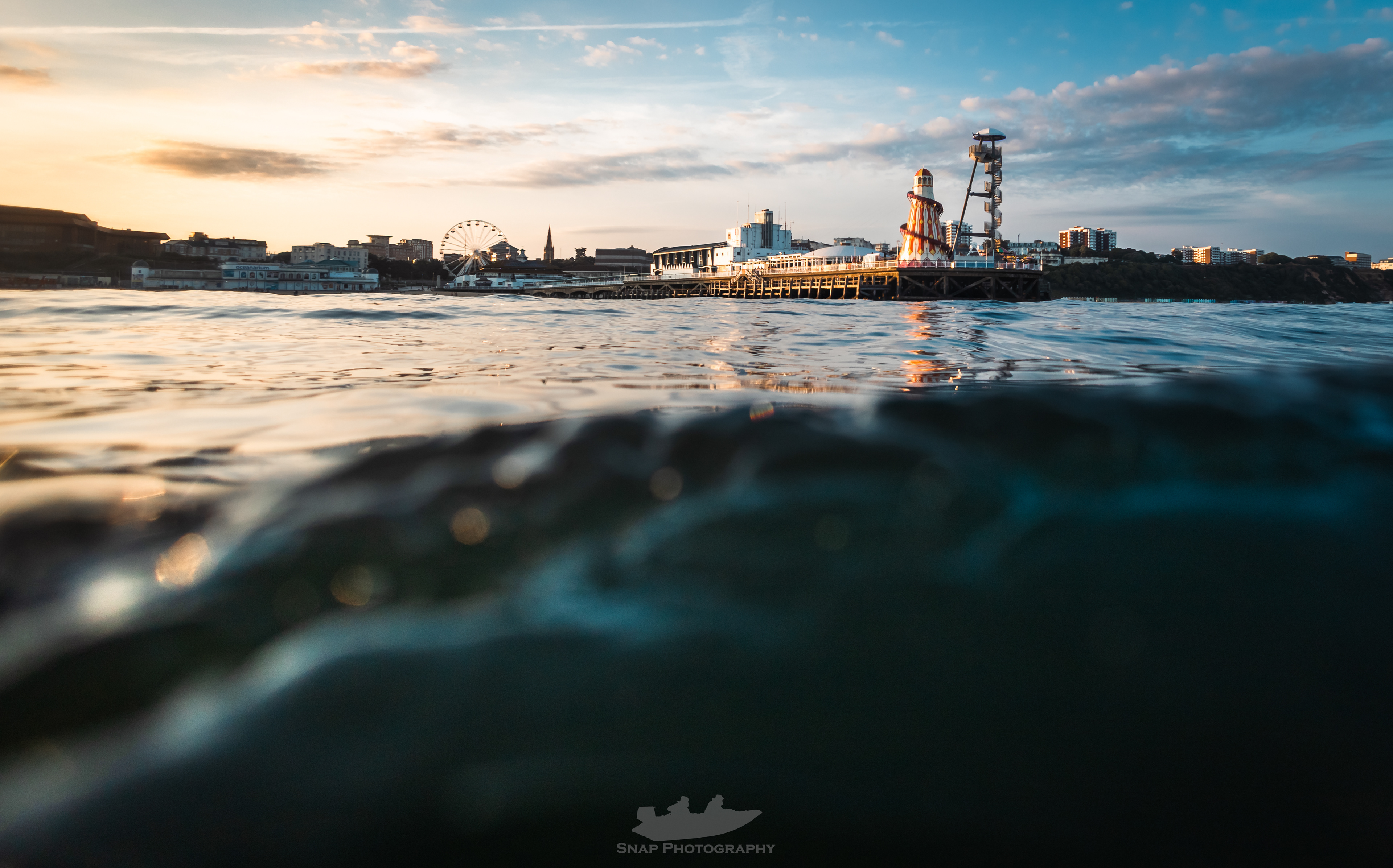 Bournemouth pier sunset 