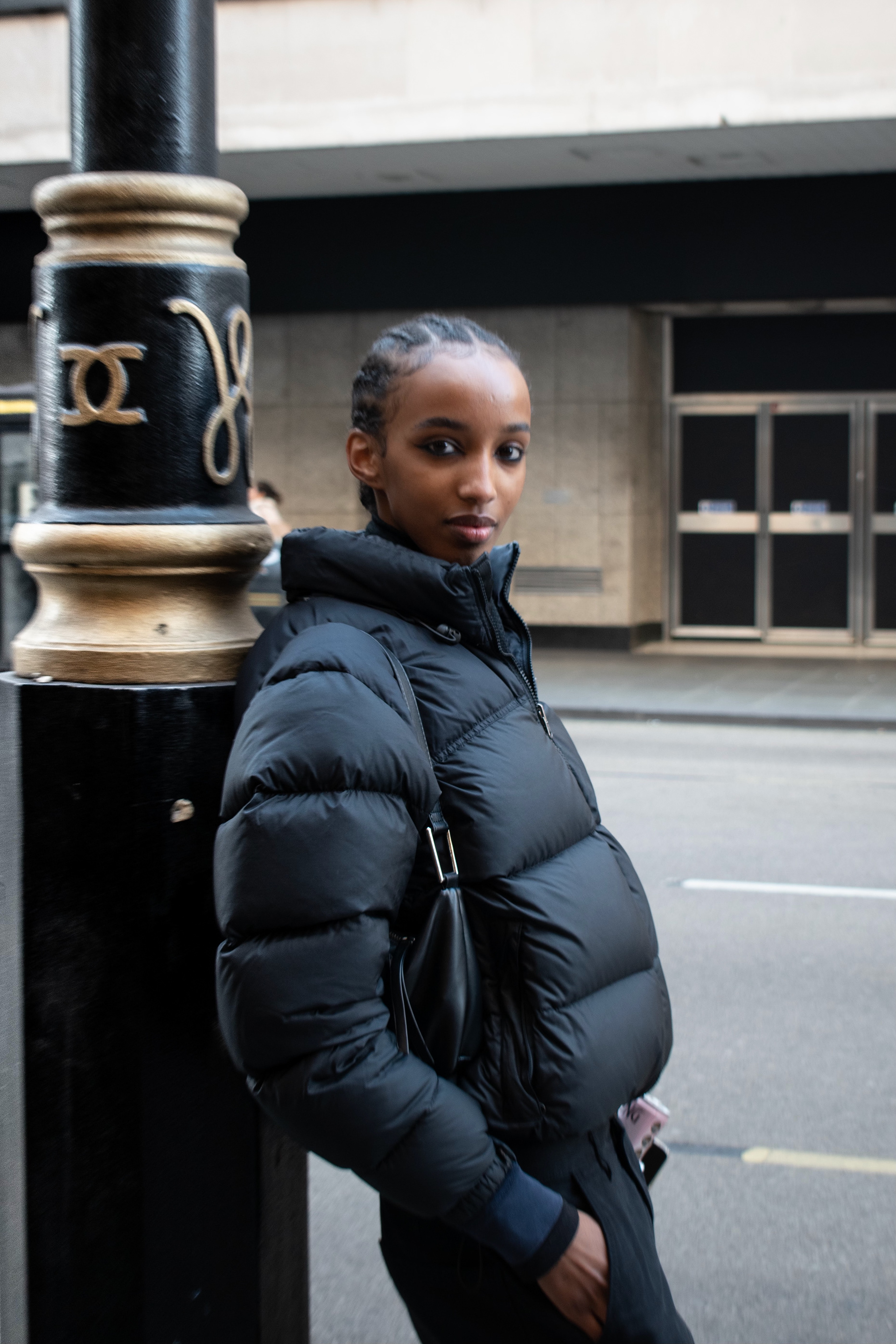 Nadah post-runway - London Fashion Week Feb 2023 (IG @nadahabdulle)