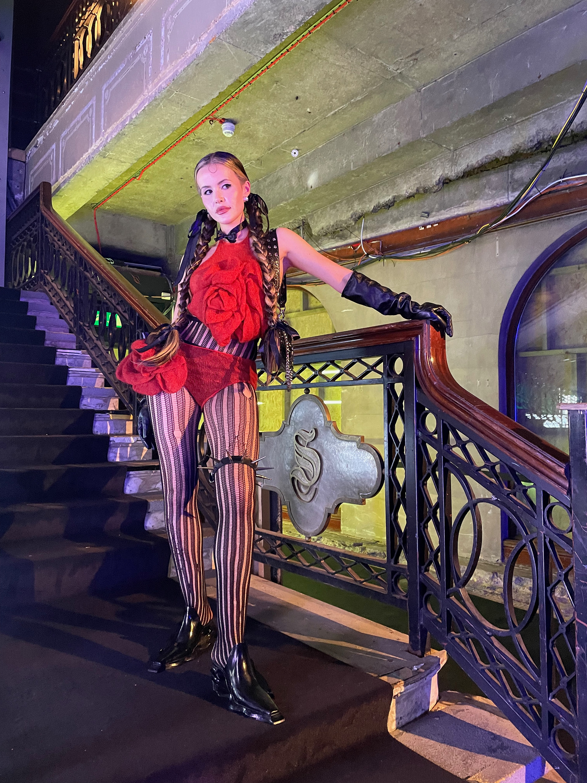 Estelle at the London Fashion Week BFC New Gen Show Space Sept 2023 (IG @estelle_aliot)