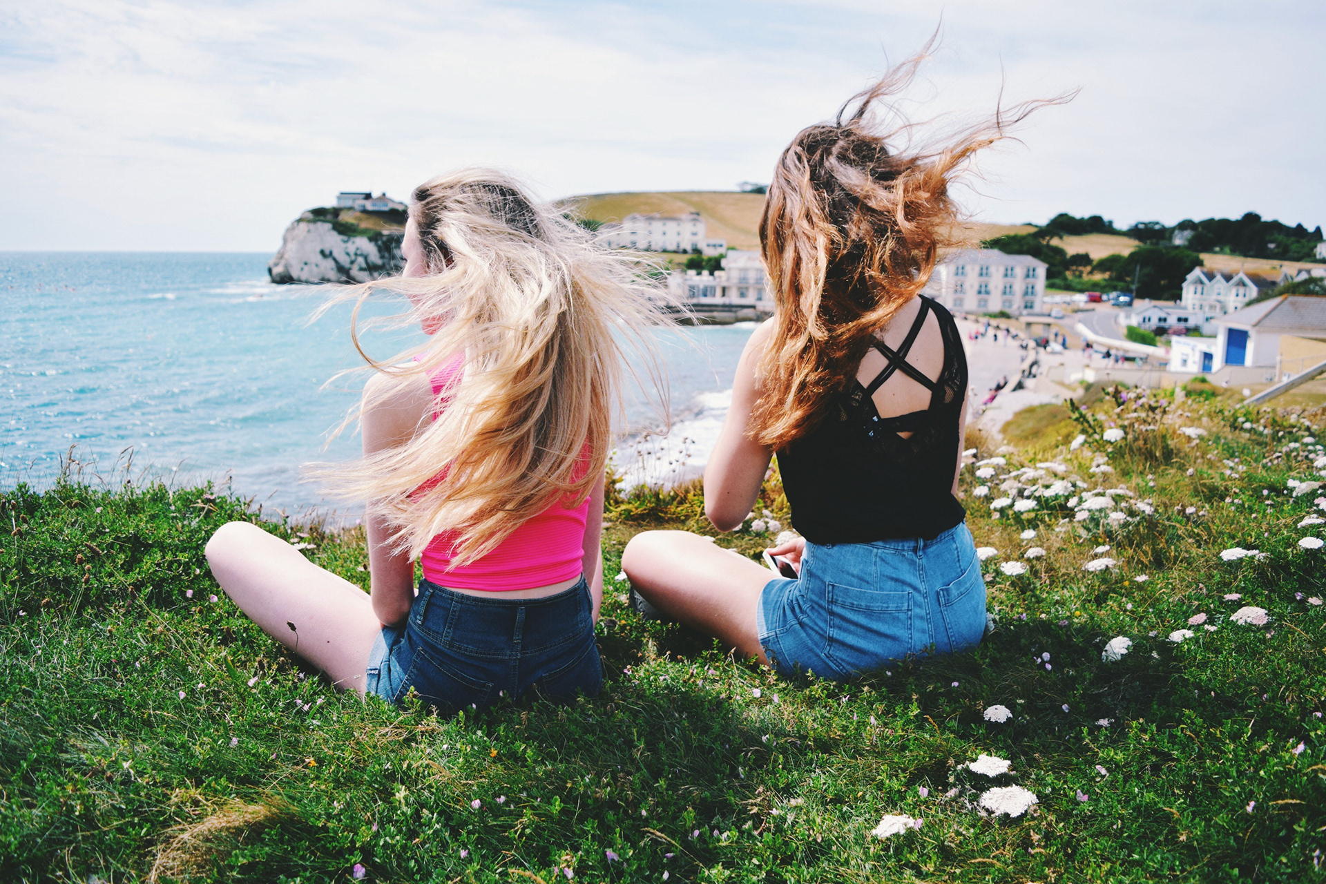 Looking out over Freshwater Bay