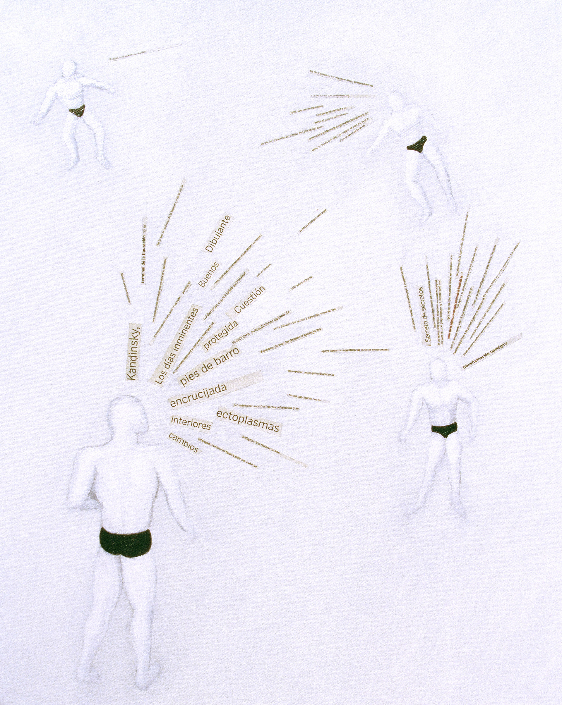 Los más fuertes. Óleo sobre lienzo. 81 x 65 cm. 2004.