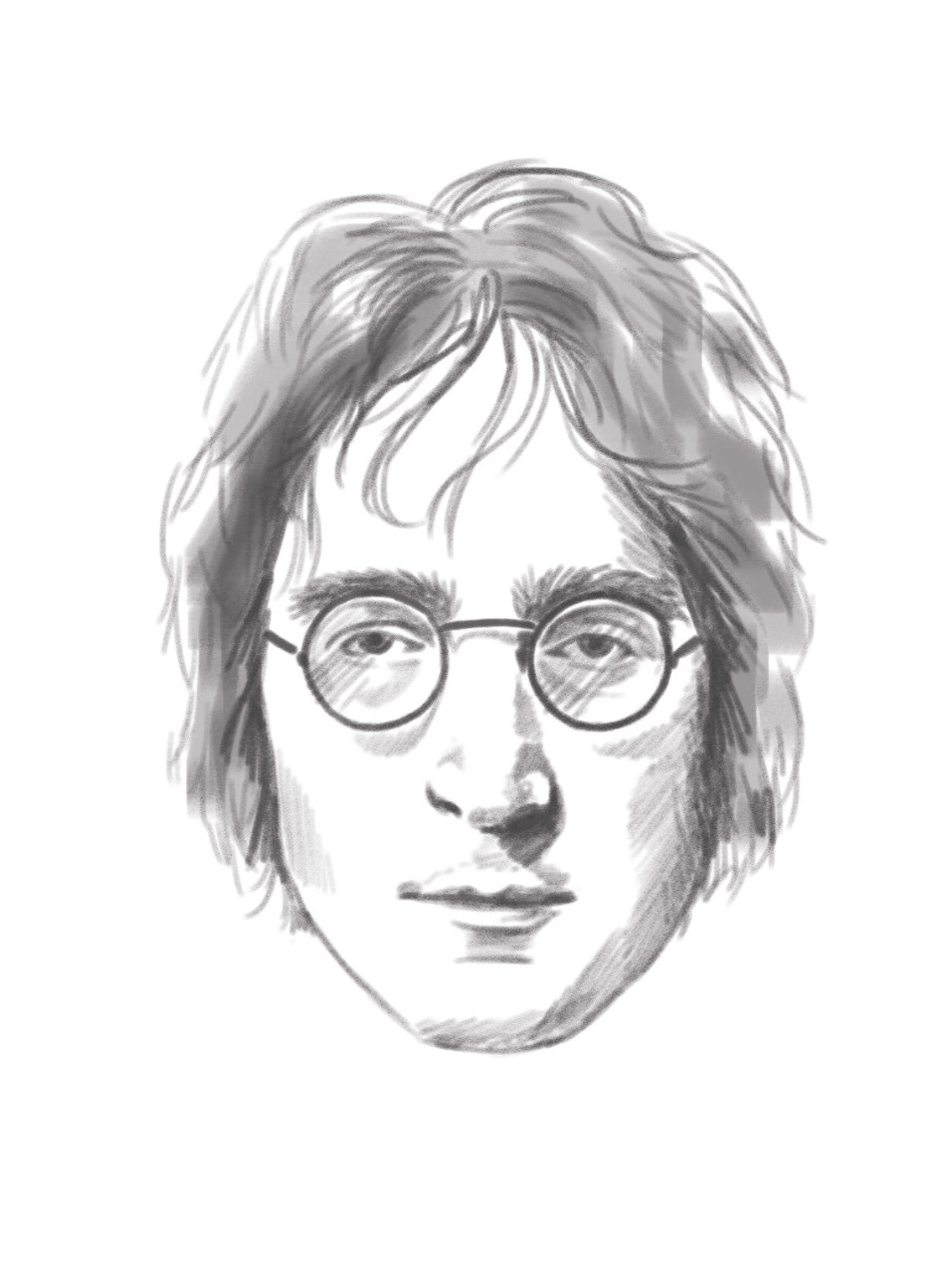 John Lennon (Dead Sleb illustration)