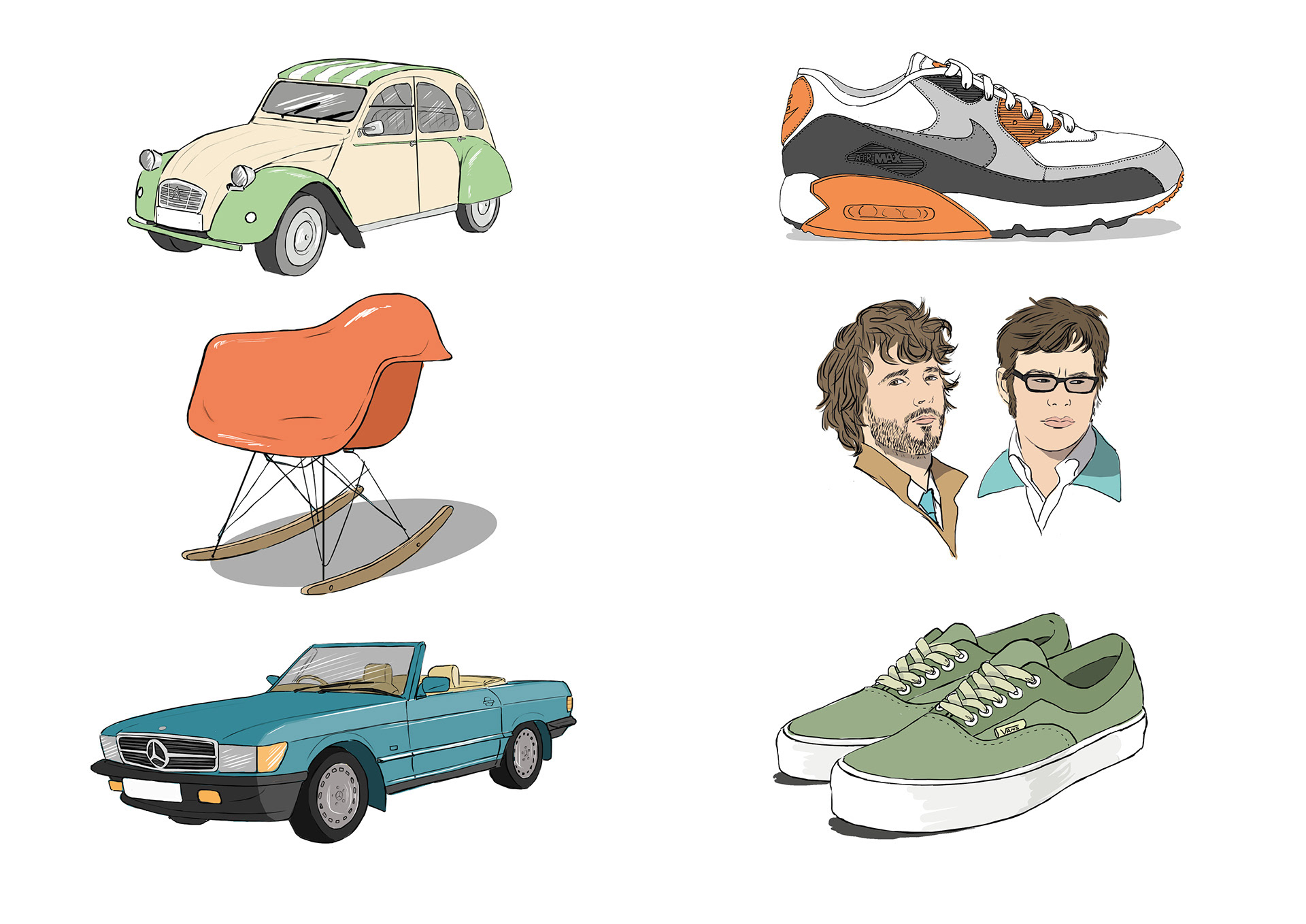 Seeing Double illustrations
