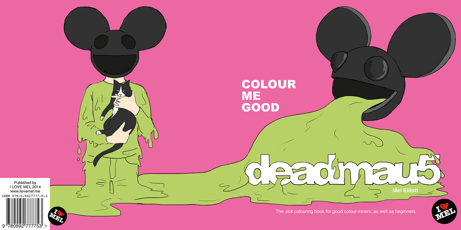 Deadmau5 colouring book for Live Nation