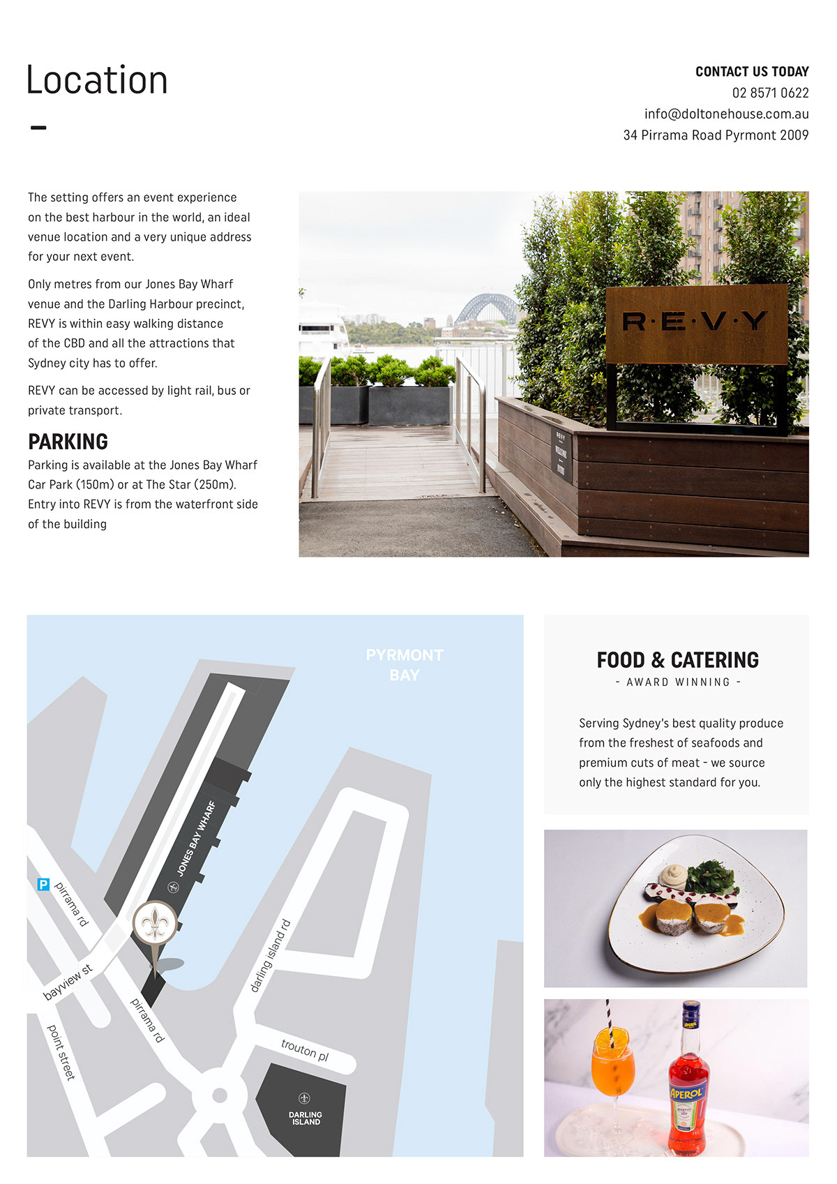 REVY FOOD AND WINE