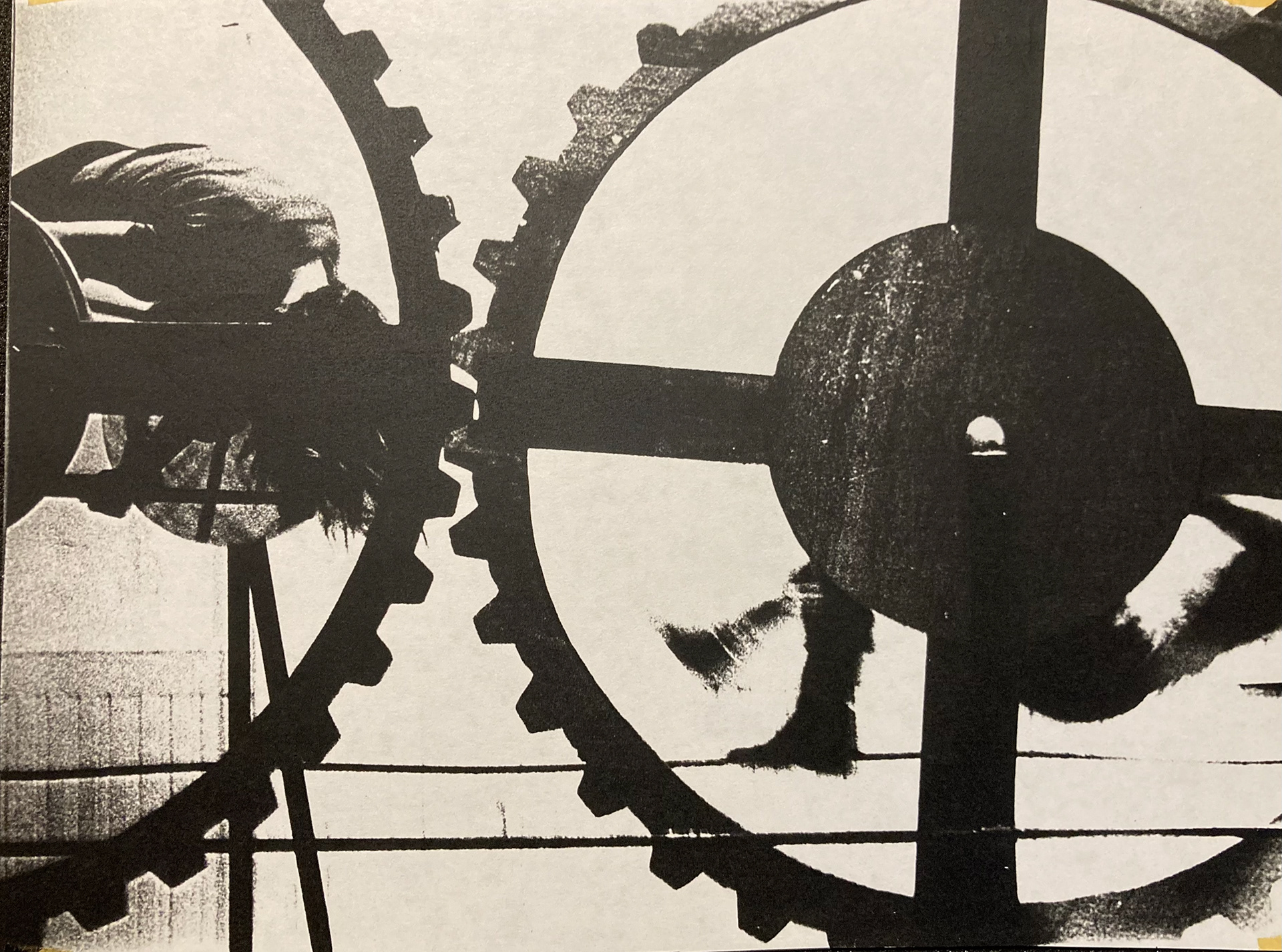close up of Suzanne Harris's The Wheels