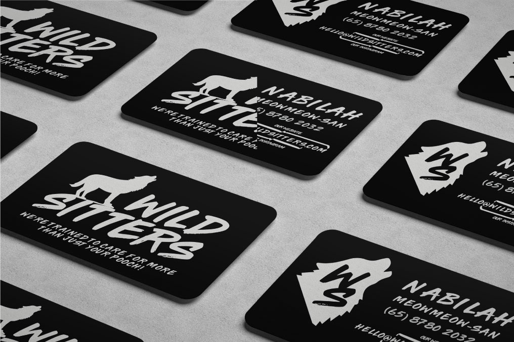 Raskal Studios, Wild Sitters Brand Identity, Namecards
