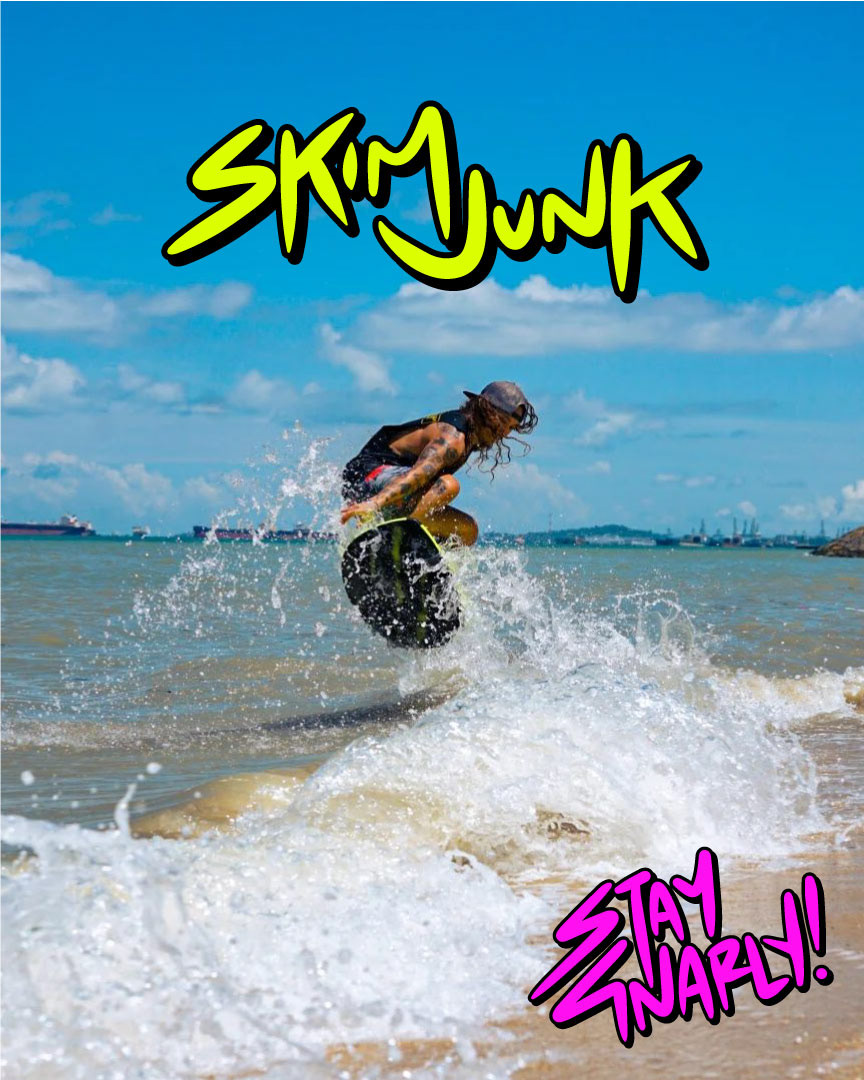 Raskal Studios, Skim Junk Brand Identity, Poster Design
