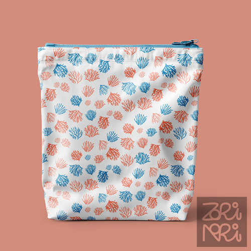 Oceanic Symphony Travel Pouch