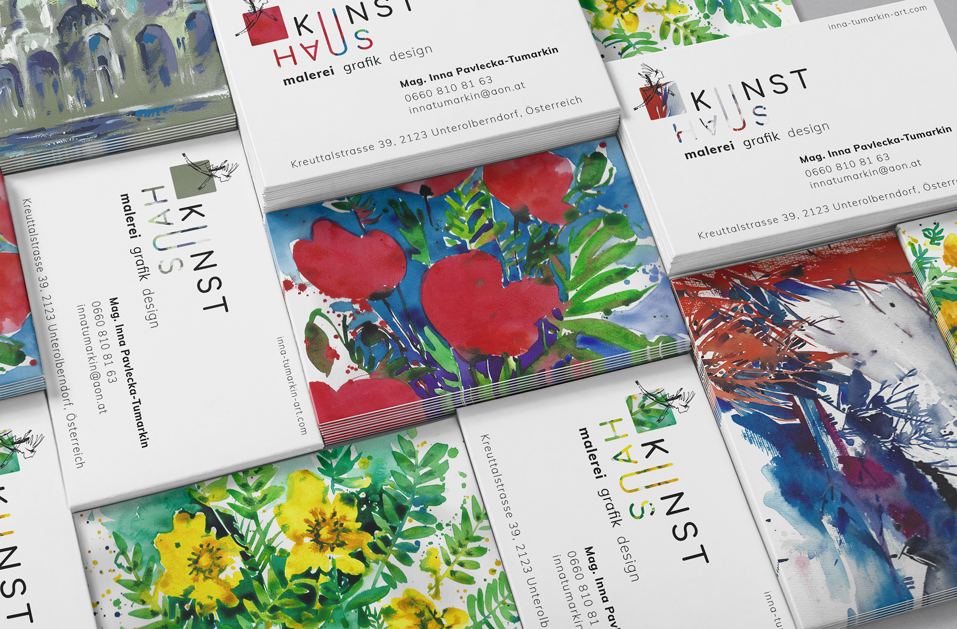 Business card concept for Kunsthaus