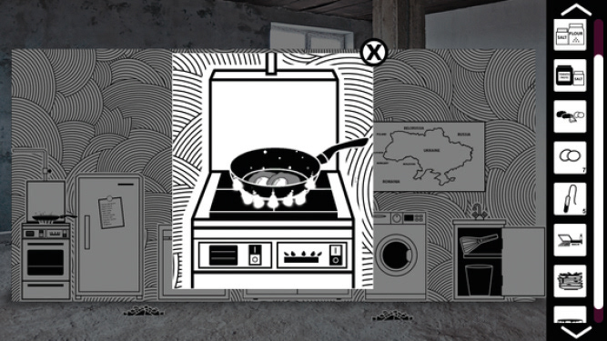 Screenshot from the game of VONA / SHE
