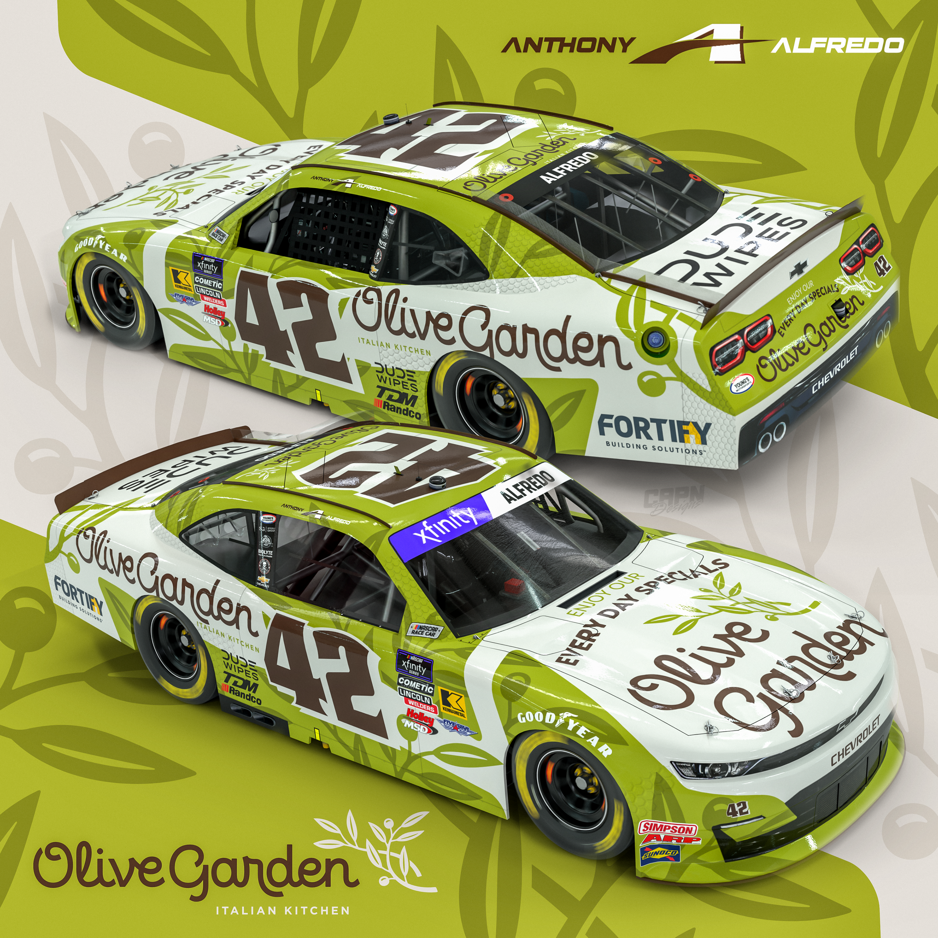 Anthony Alfredo #42 Olive Garden