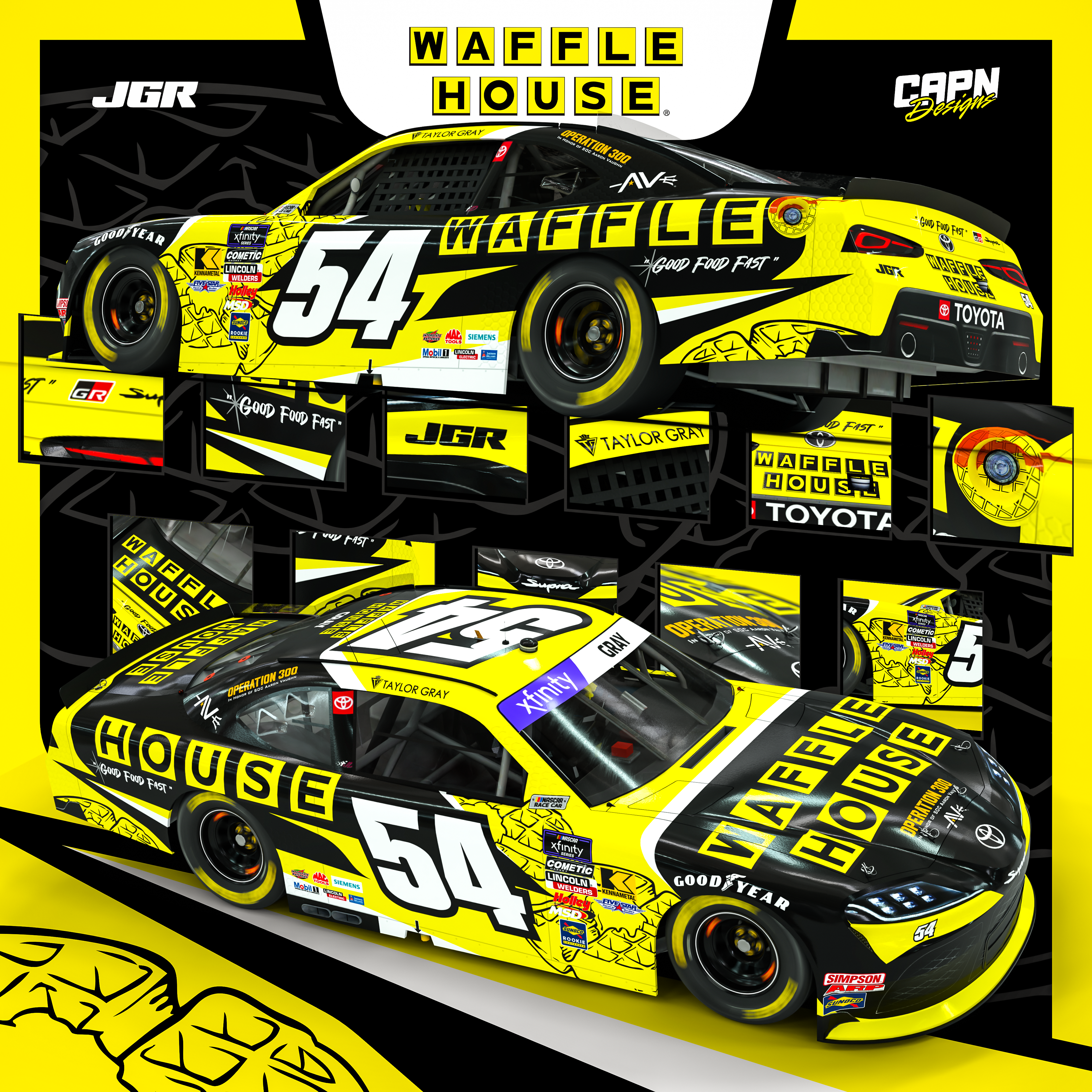 Taylor Gray #54 Waffle House