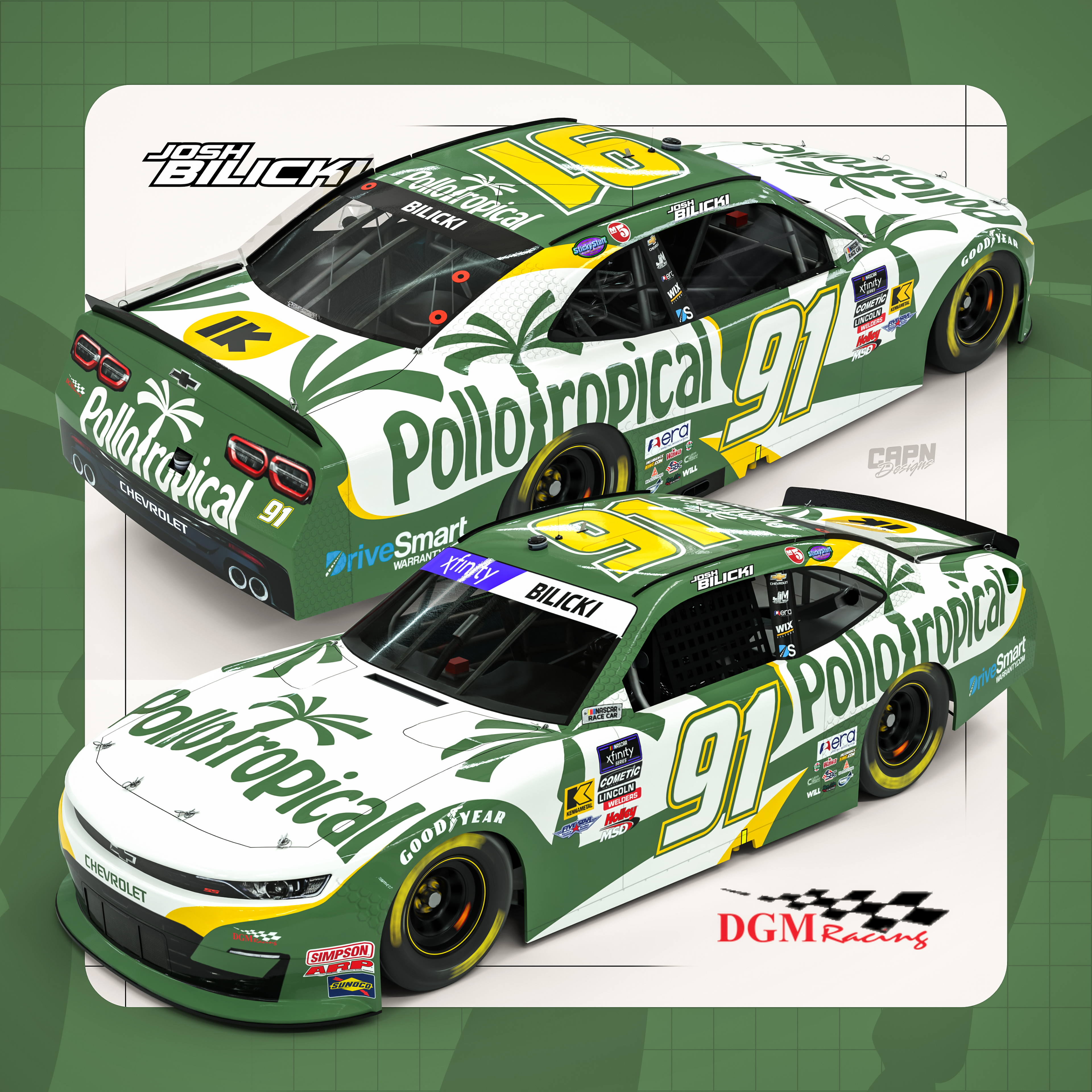 Josh Bilicki #91 Pollotropical