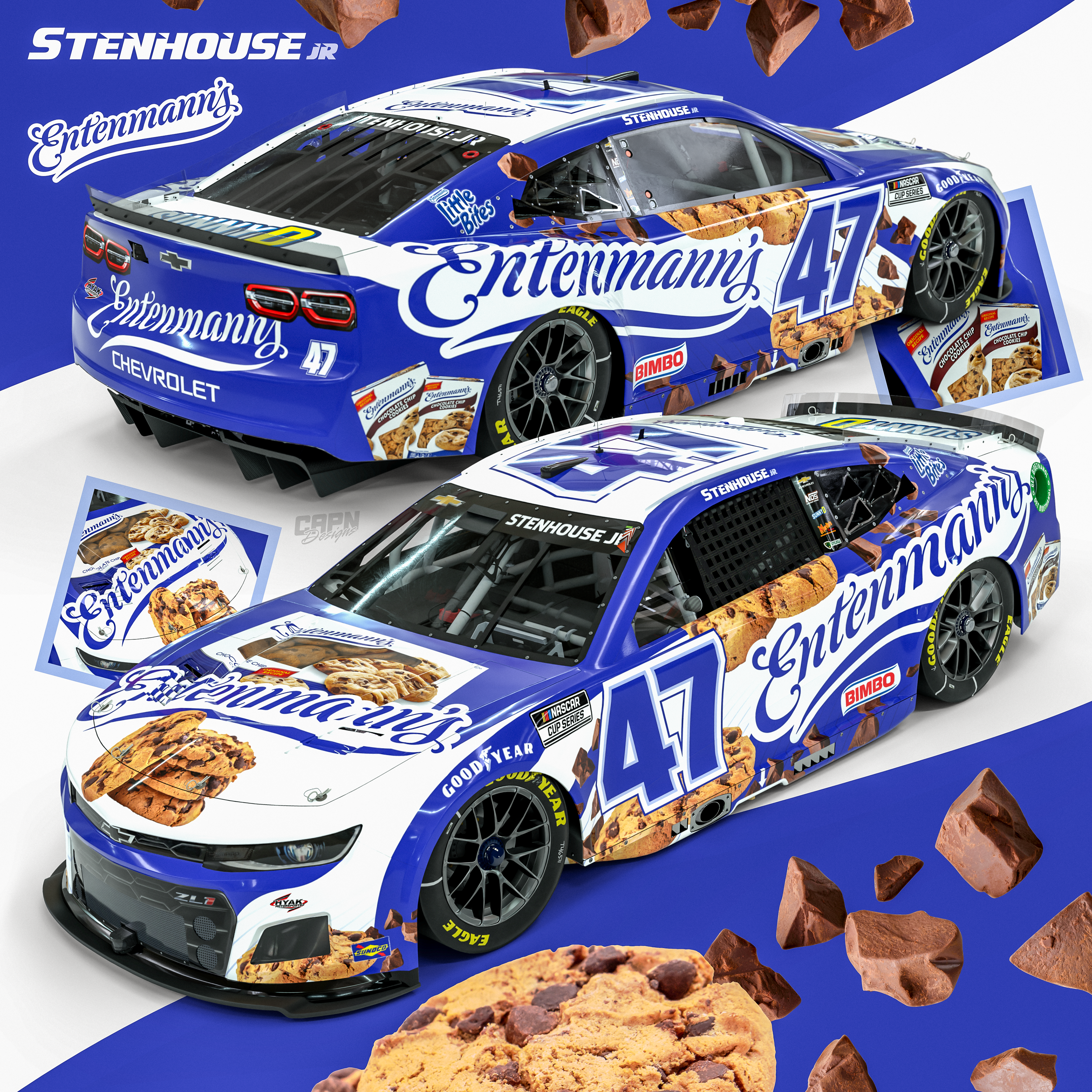 Ricky Stenhouse Jr. #47 Entermann's