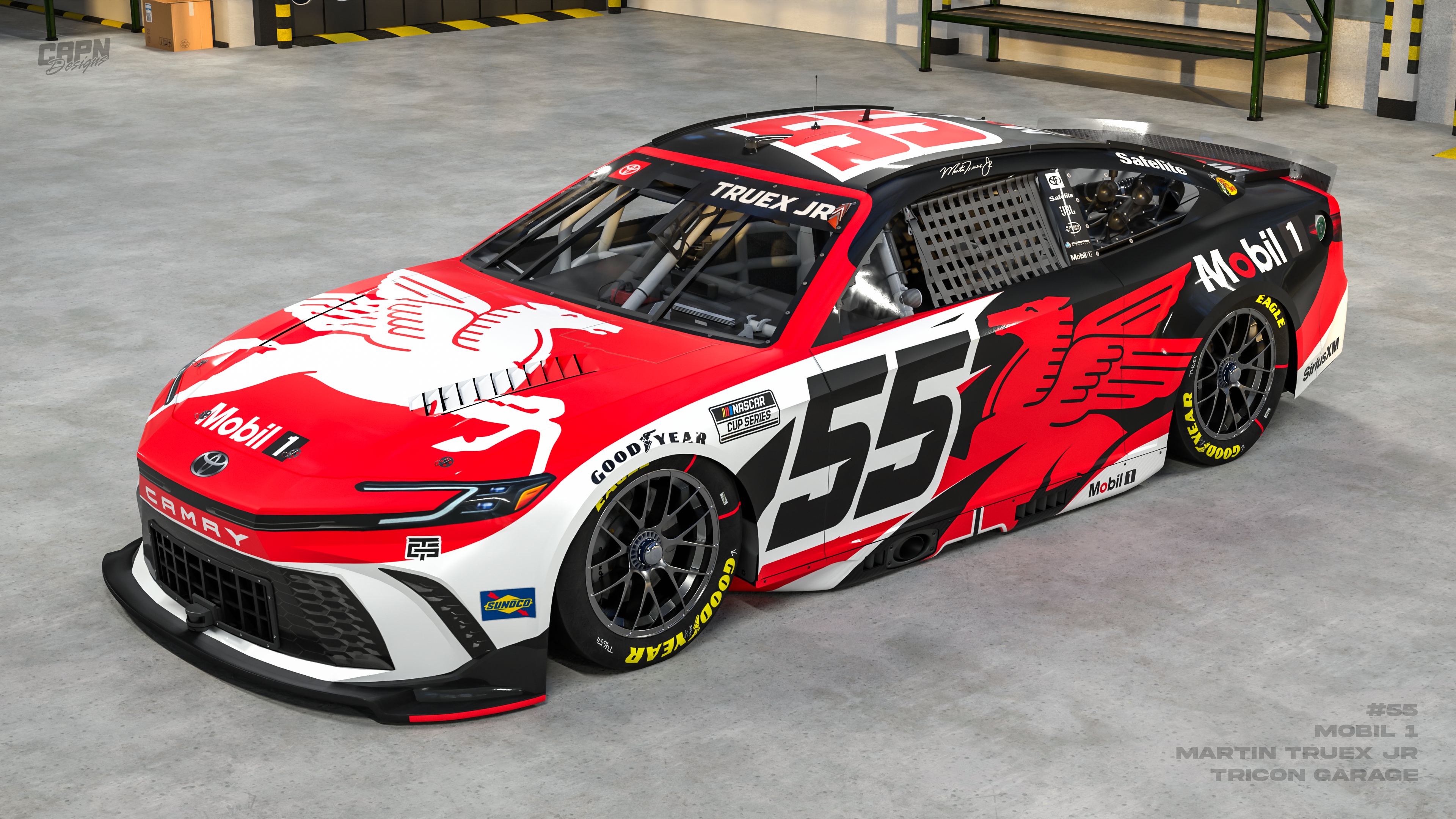 Martin Truex Jr. #55 Mobil 1