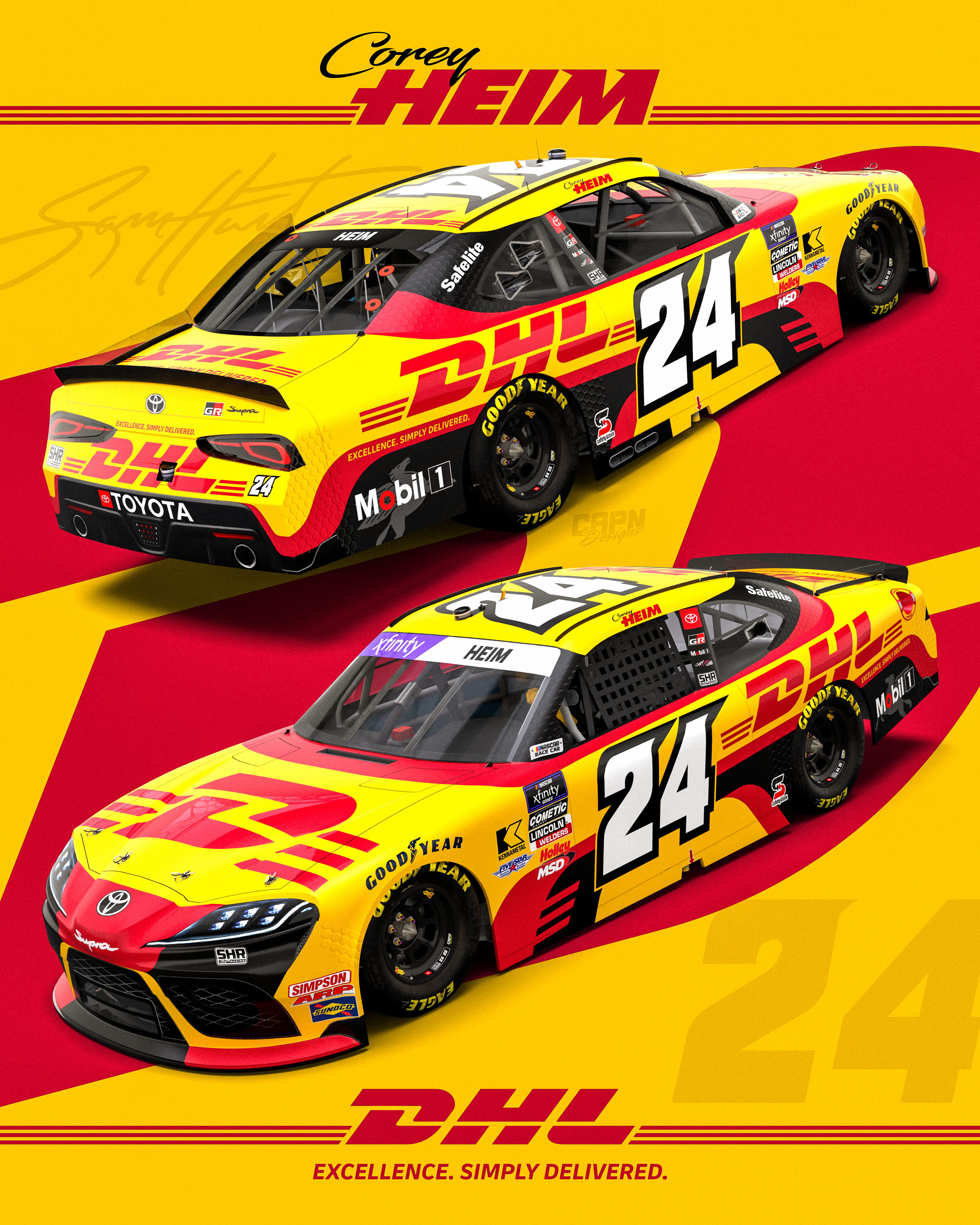 Corey Heim #24 DHL