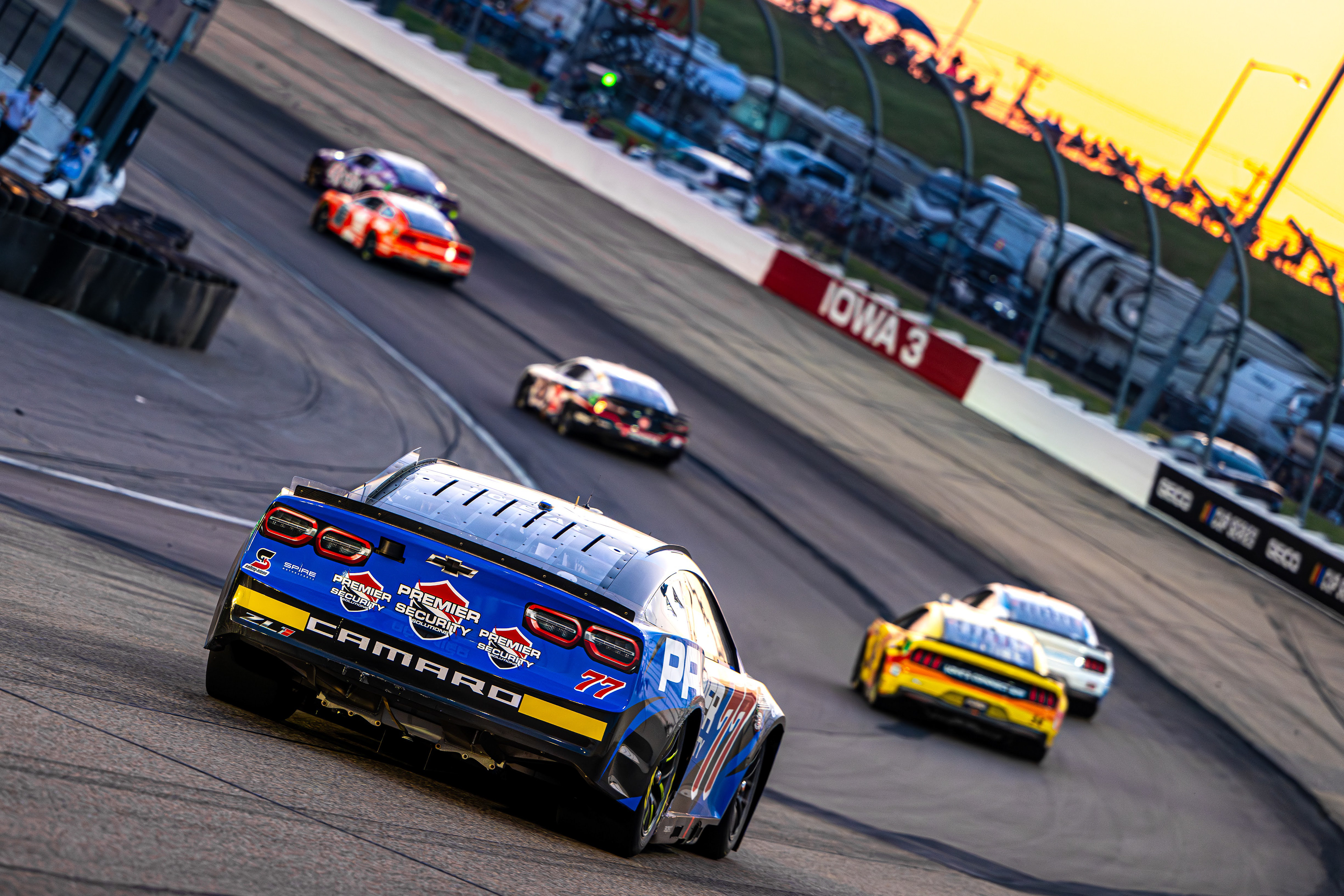 Iowa - Entering Turn 3