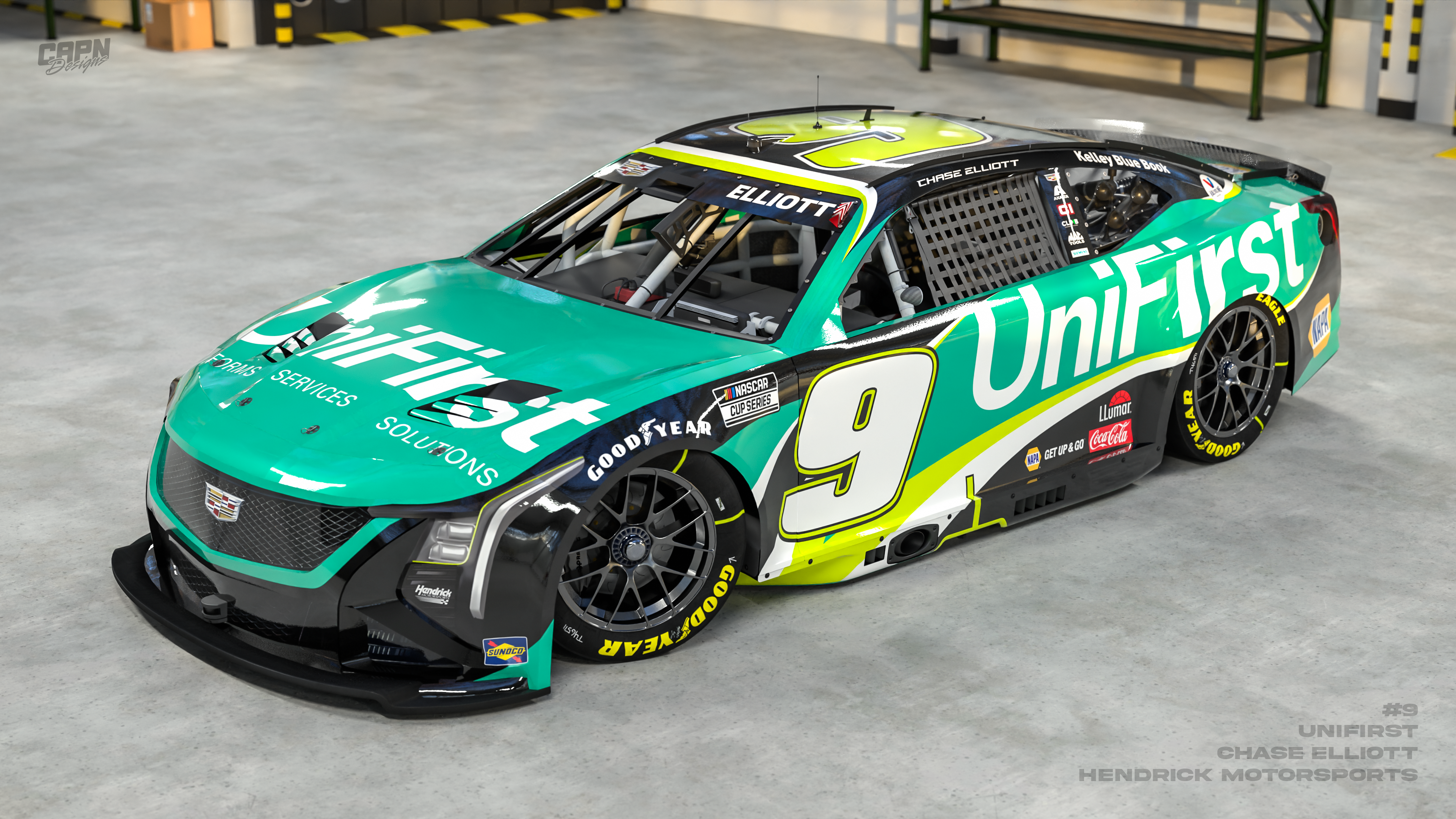 Chase Elliott #9 UniFirst
