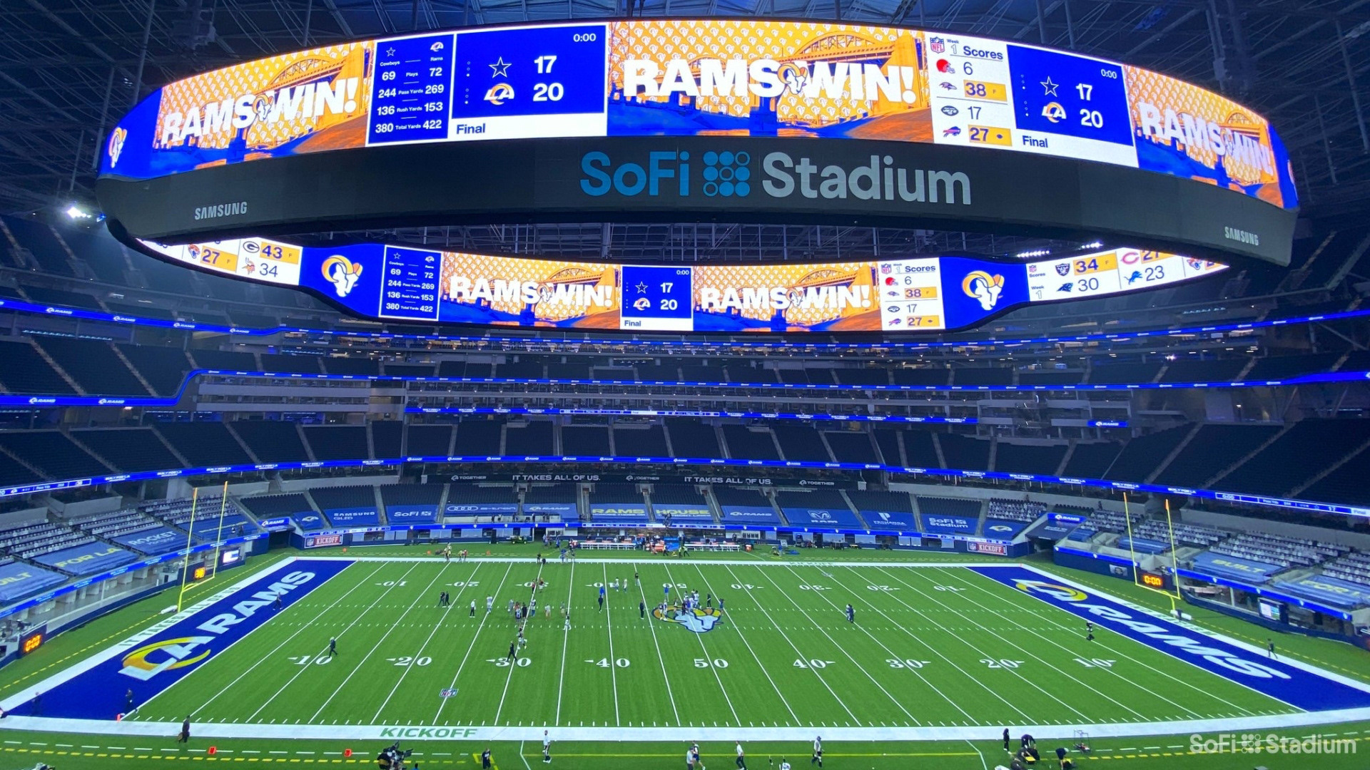 Super Bowl 34 accolades at Sofi Stadium? : r/LosAngelesRams