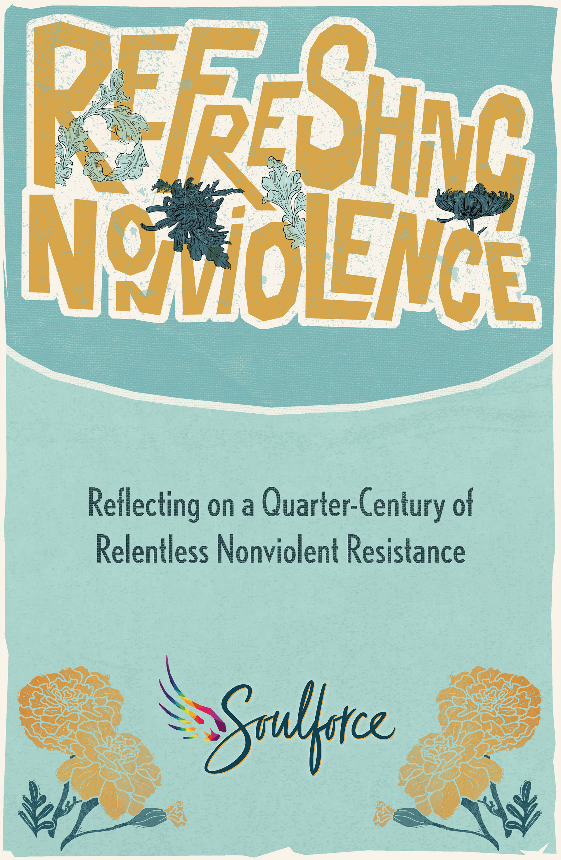 cover design for "Refreshing Nonviolence" pamphlet