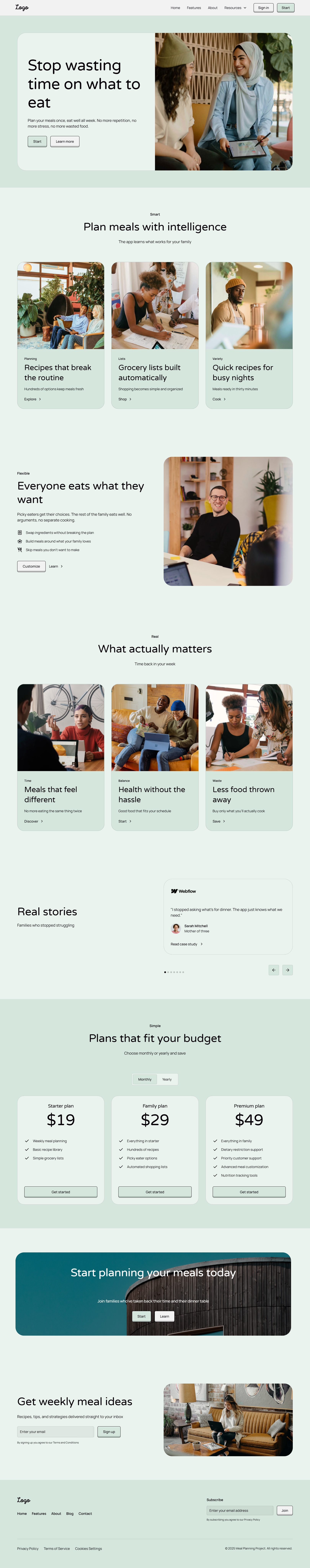Self-created UX/UI design project by Amanda Vest featuring intuitive interfaces and polished interactive prototypes