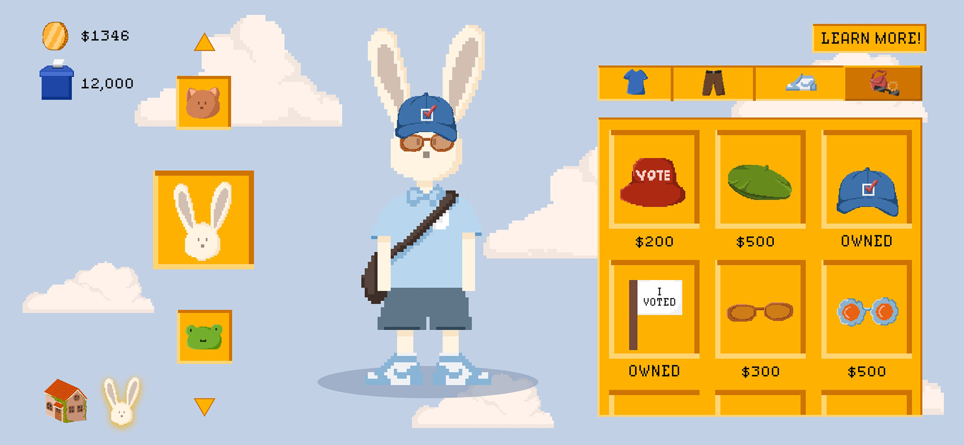 Customization Screen