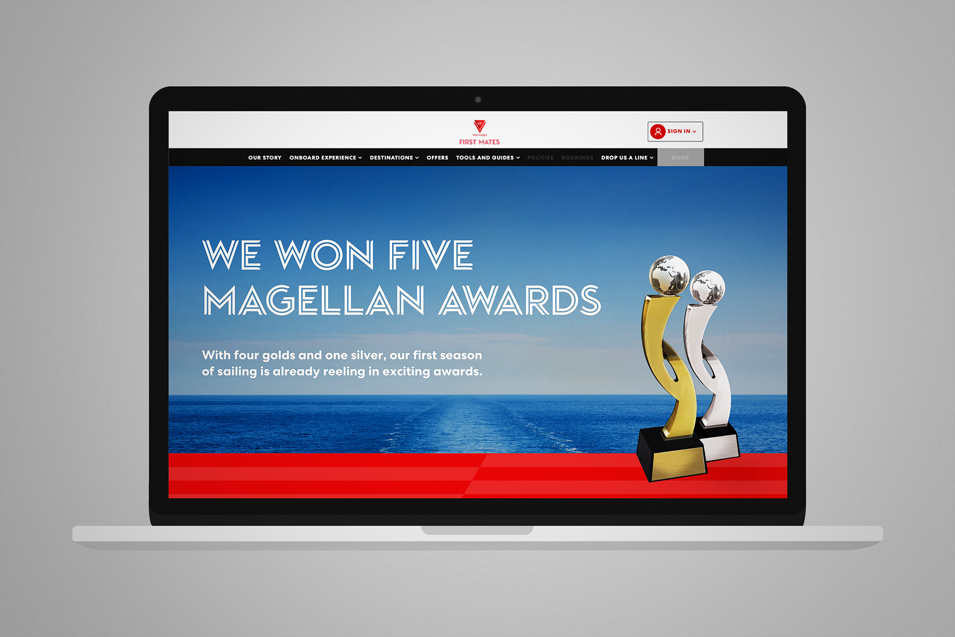 Homepage Hero for our Magellan Wins
