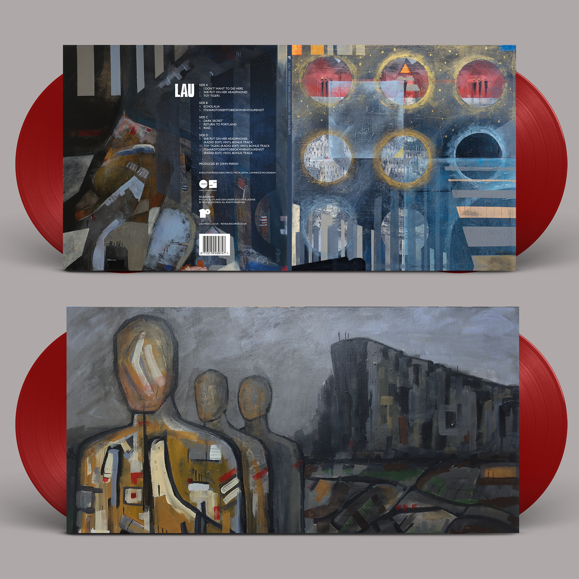 LAU double LP and CD artwork and design