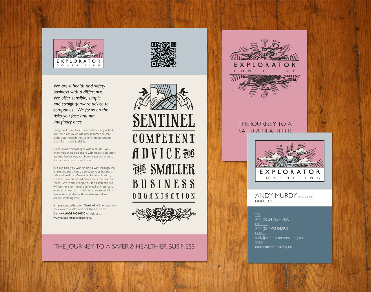 Stationery design and brand