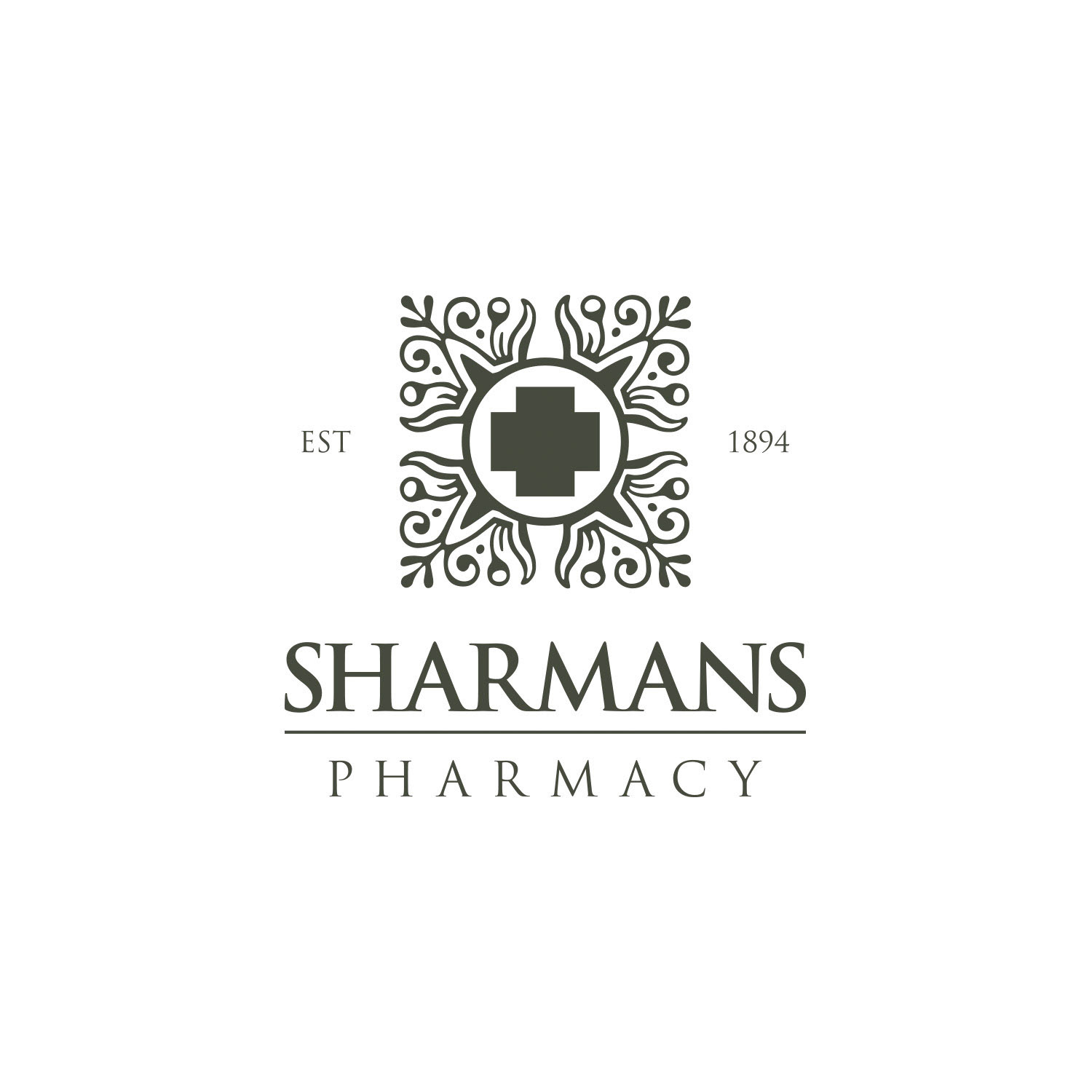 Logo design for Sharmans Pharmacy