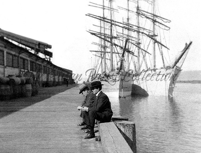 "Waiting for the Steamer" ~ ID# DG-