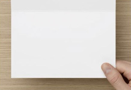 All Folded Cards are Blank Inside