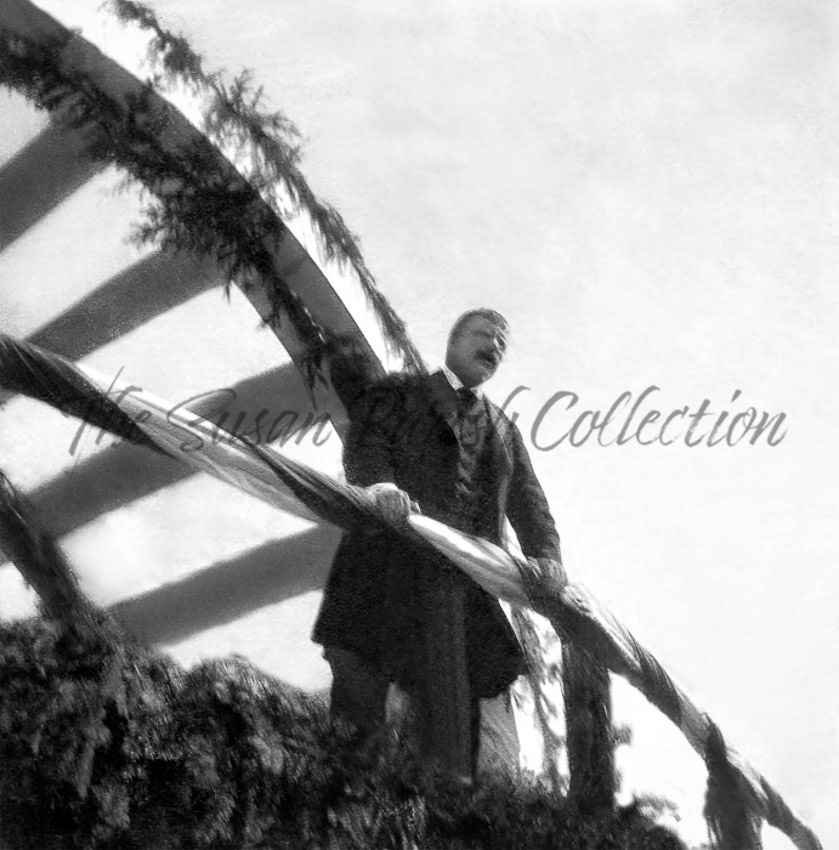 Pres. T.R. Roosevelt at the Old Capitol, Olympia, 1903 ~ ID#