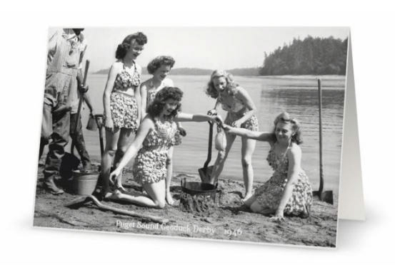 Photo-History Cards - Front of 5" x 7" Folded w/ Envelope. $6 Retail