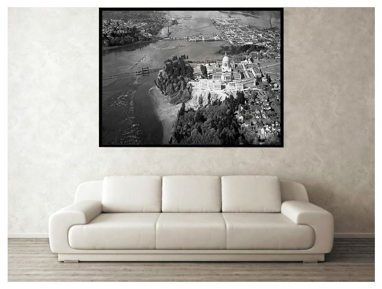 Canvas w/ Simple Black Metal Frame
