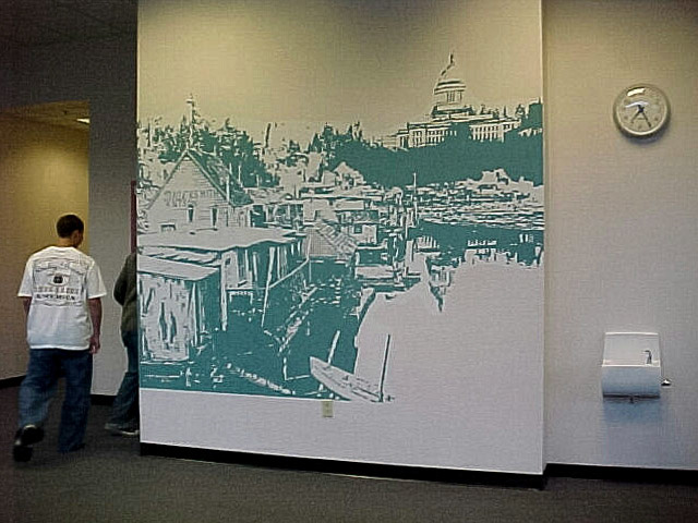 Olympia Community Center - Art Painted on Wall