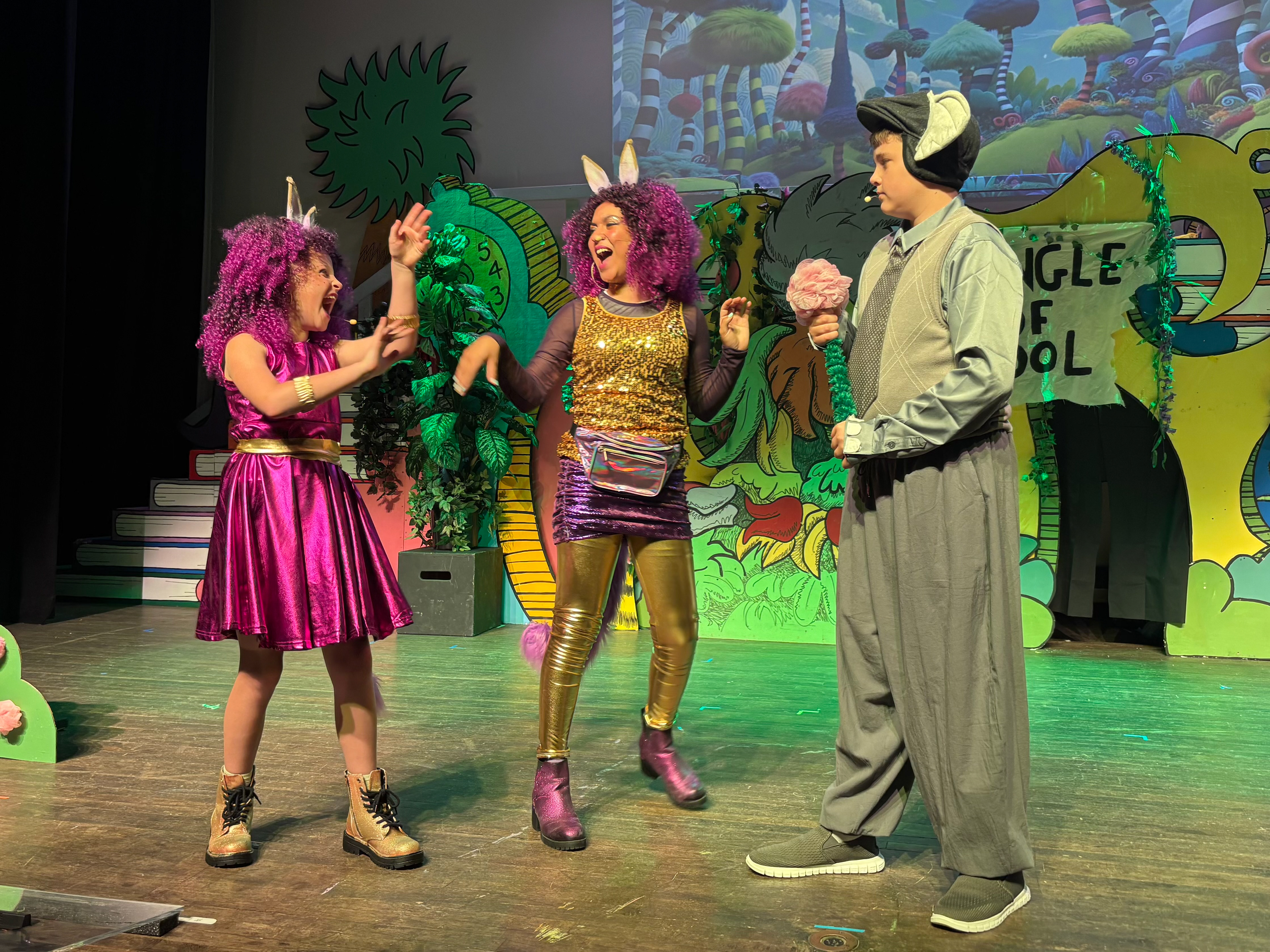 Sour kangaroo and her joey with Horton