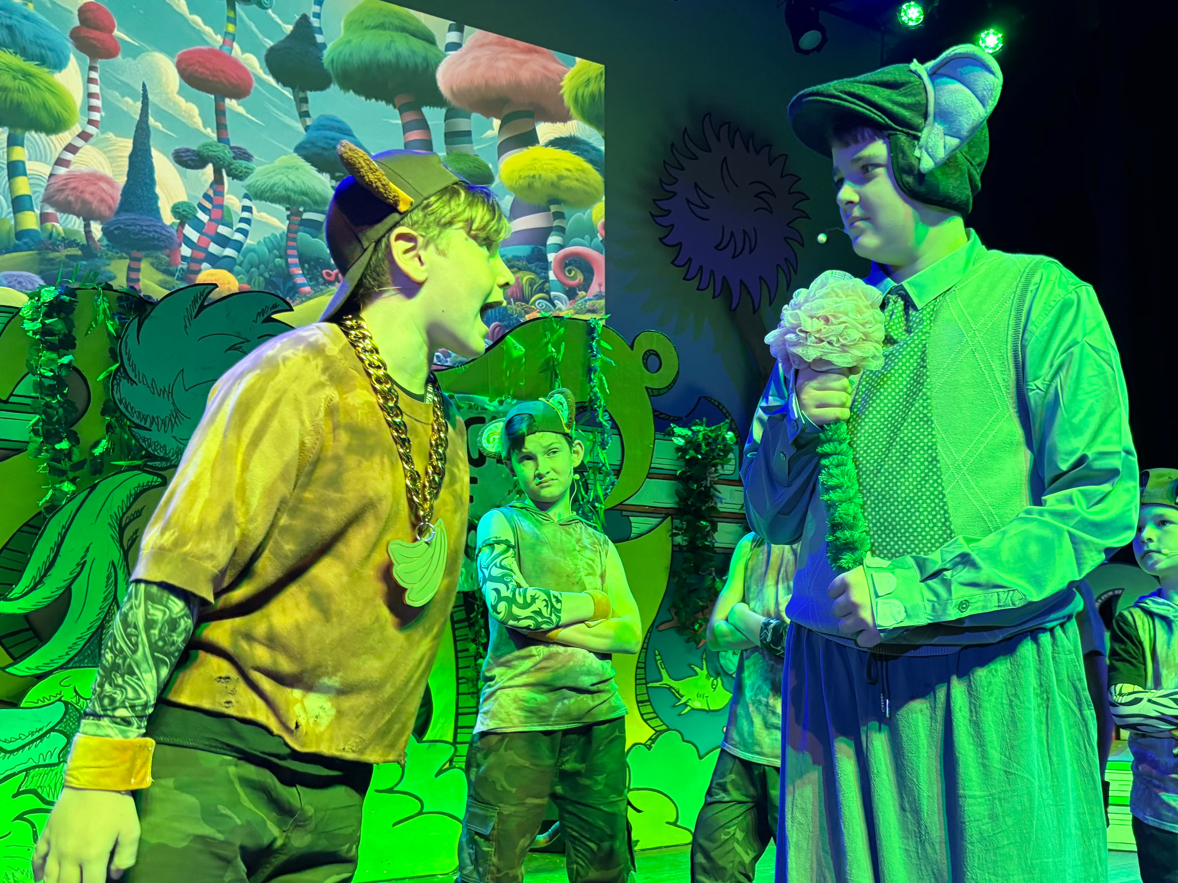 Monkeys and Horton the Elephant