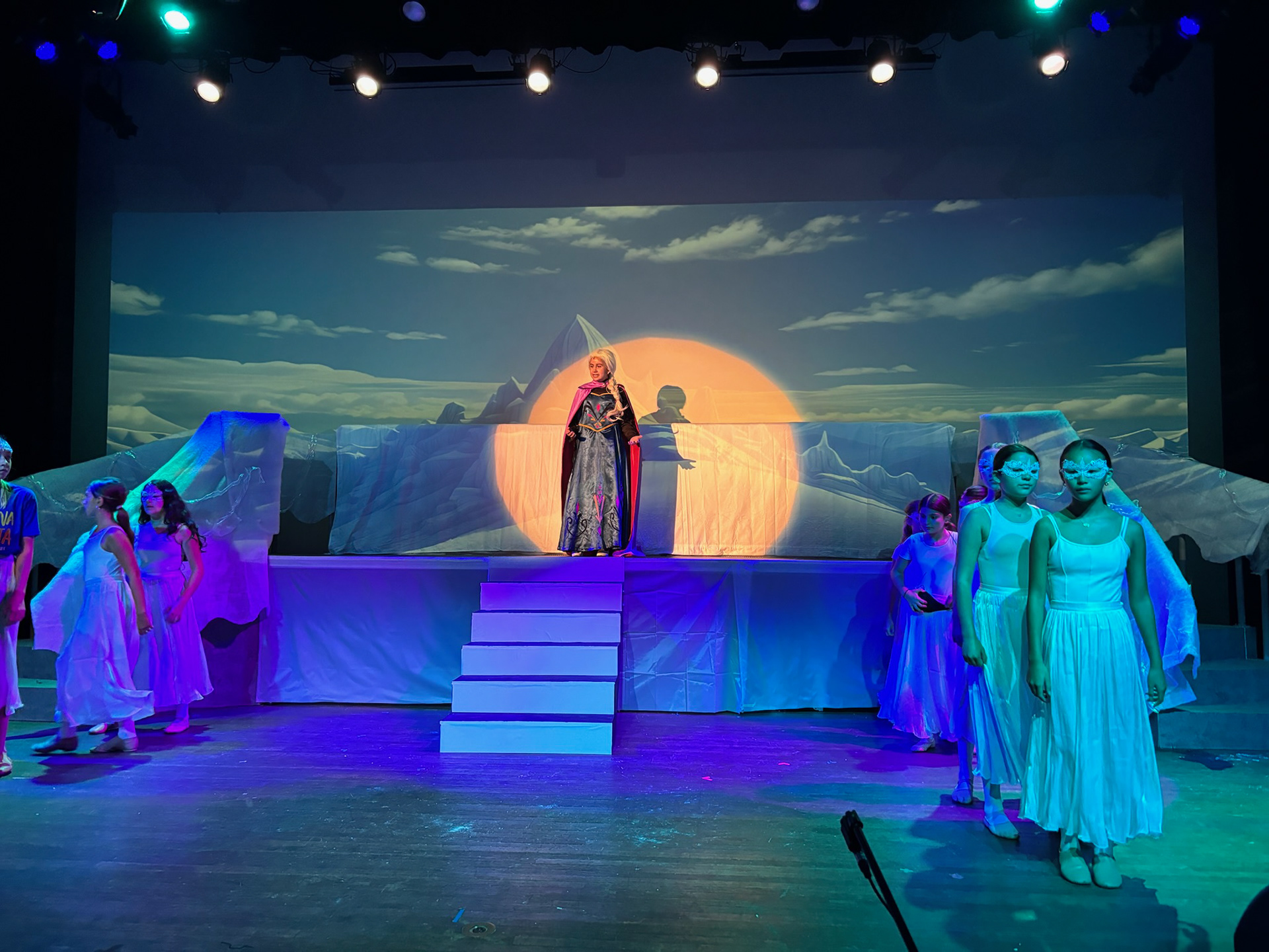 Dress transformation moment