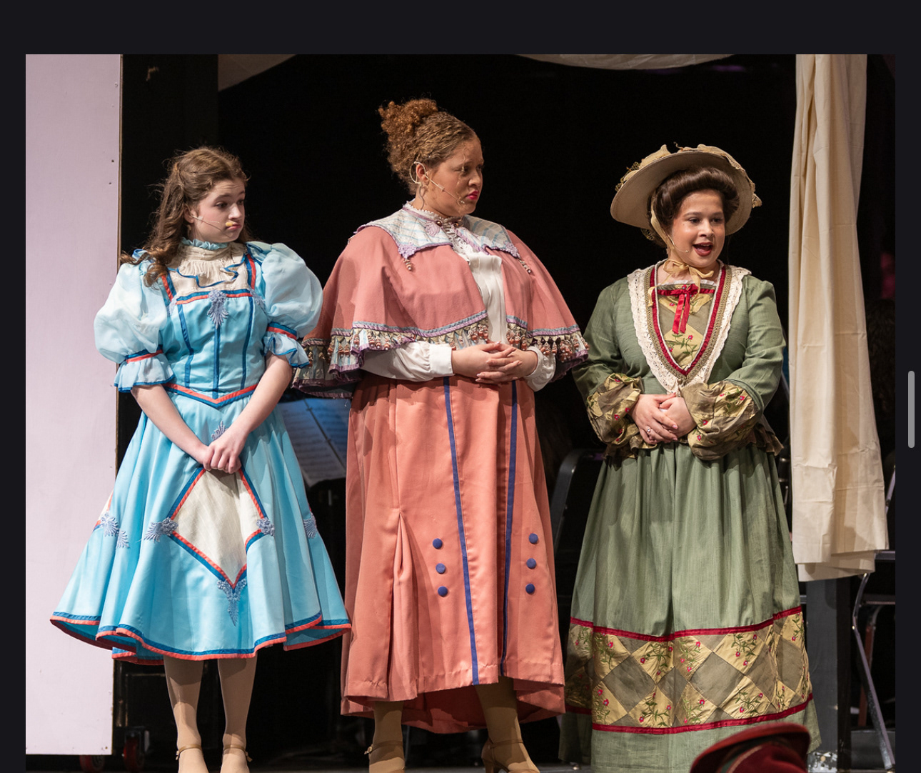 Minnie Fay , Irene Malloy and Dolly Levi