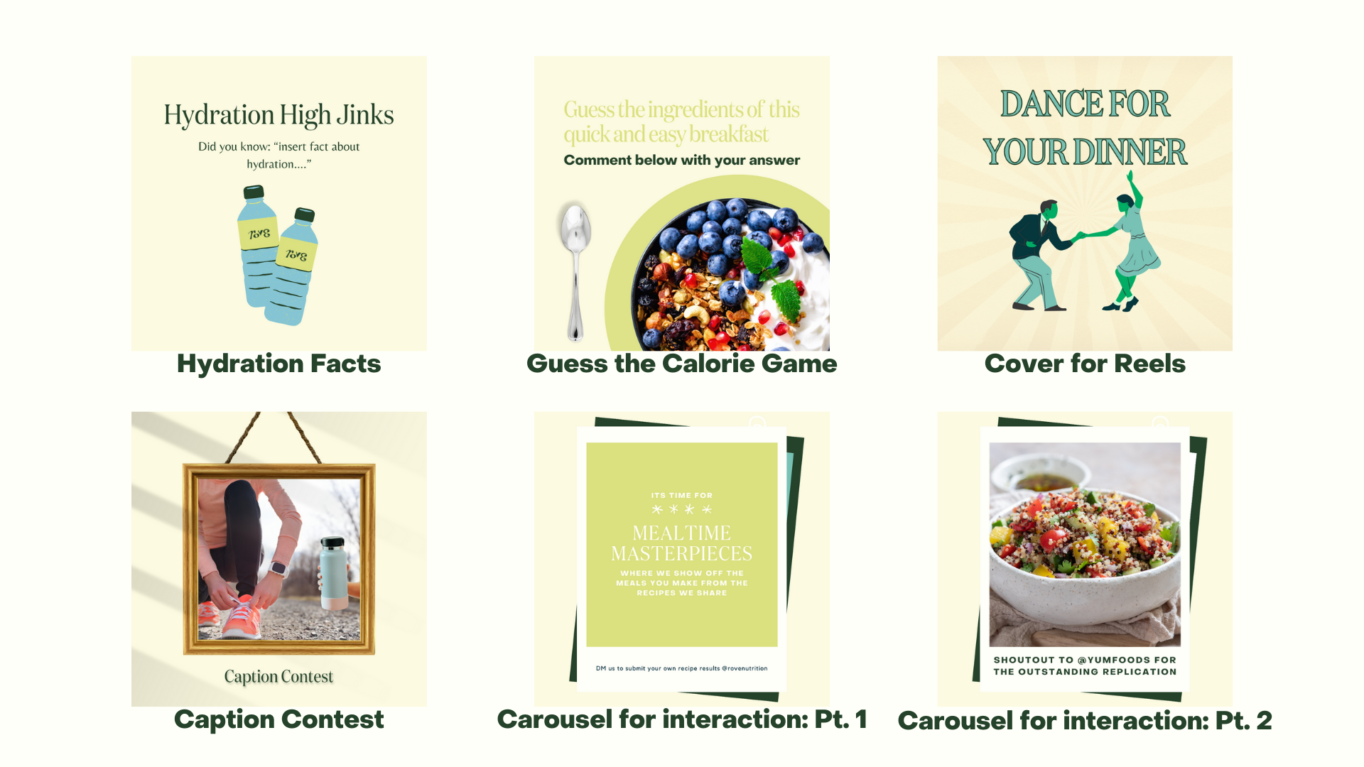 Rove Social Media Content Samples