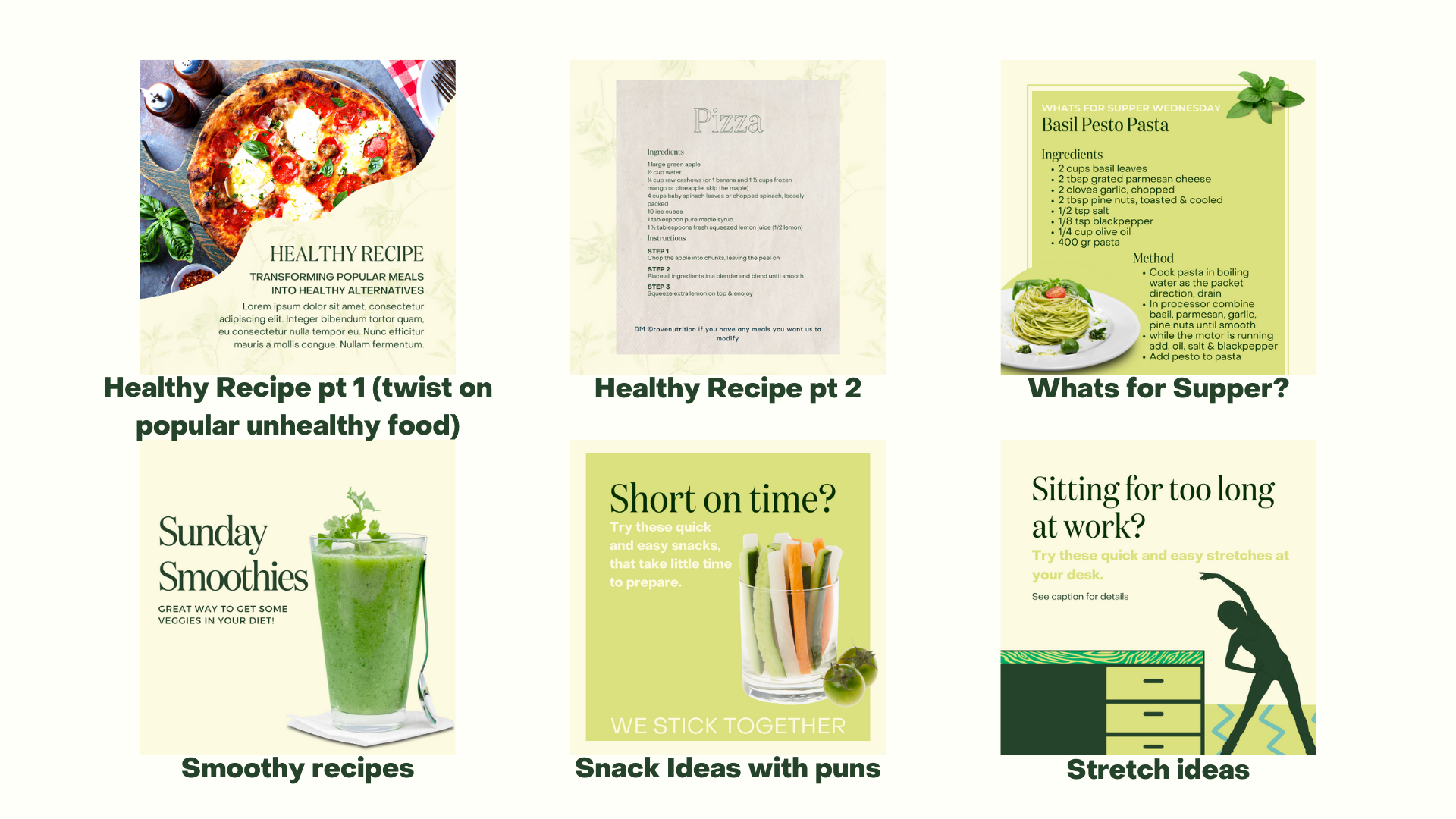Rove Social Media Content Samples