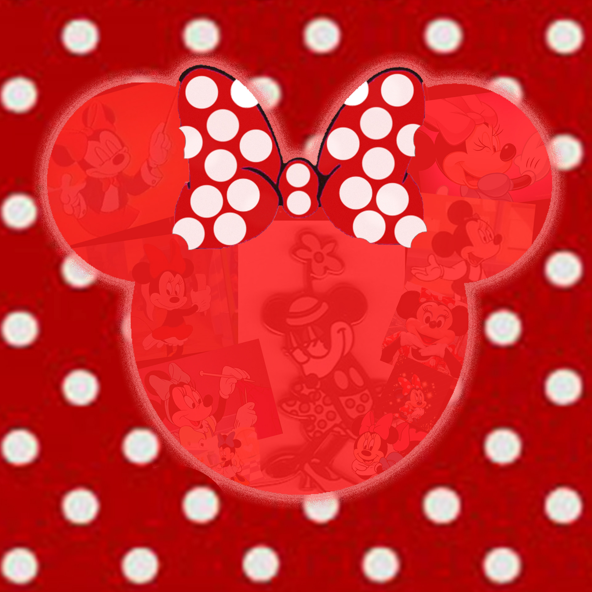 Minnie Mouse Photo Collage Art, January 2020