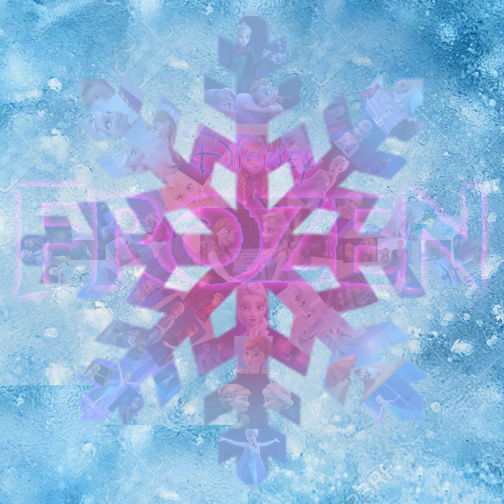 Frozen Photo Collage Art, July 2019