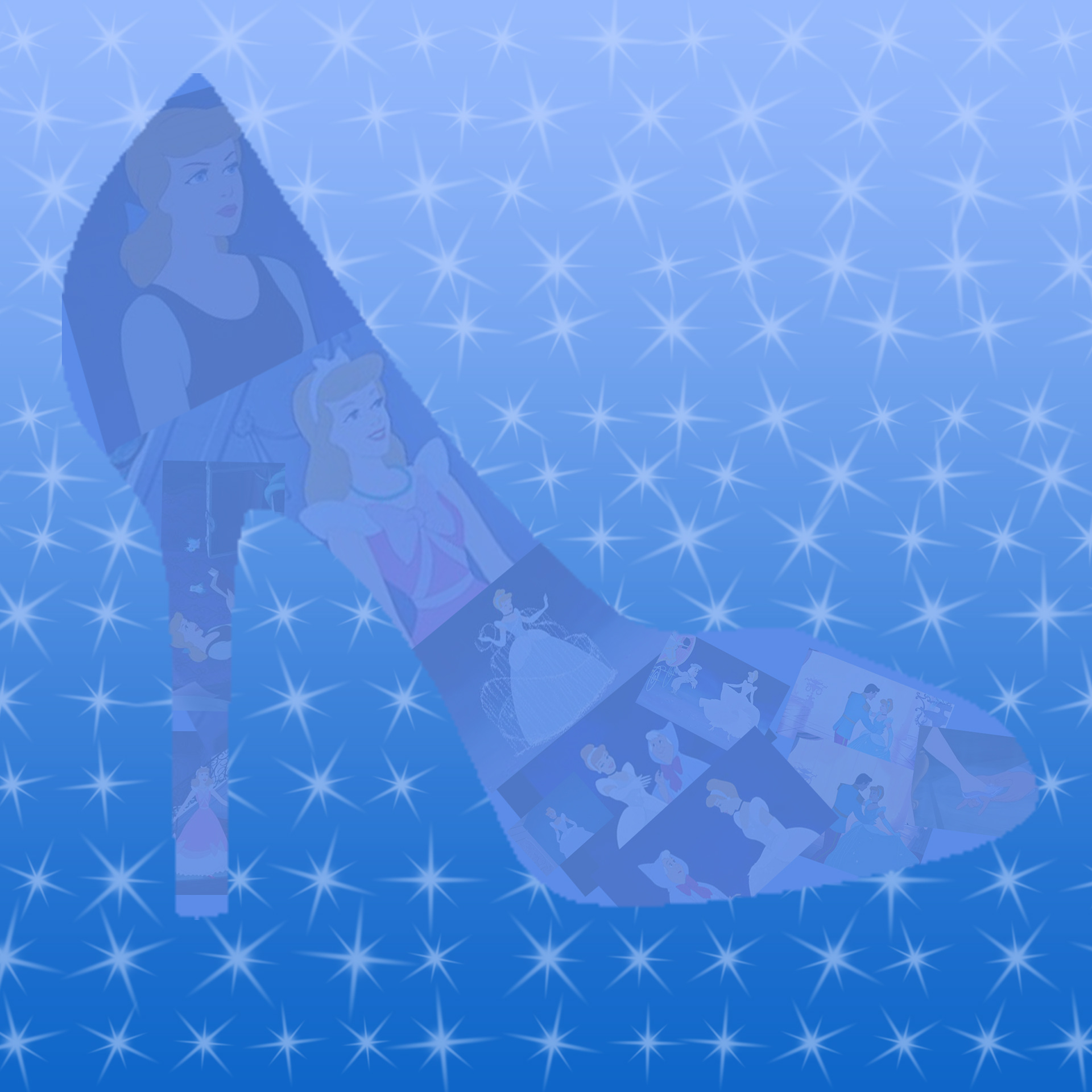 Cinderella Photo Collage Art, February 2020