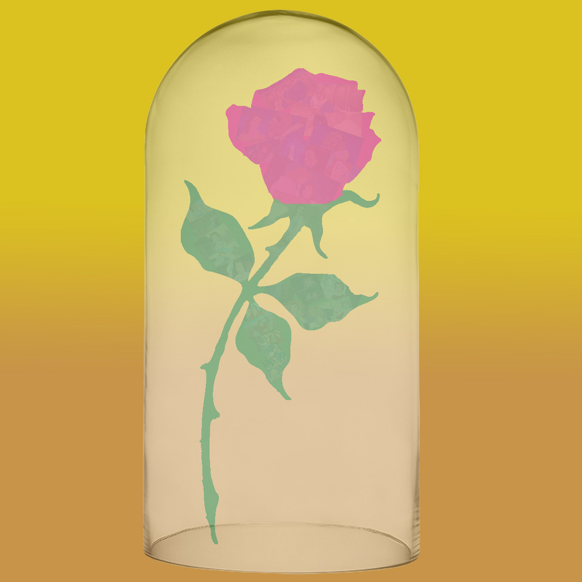 Beauty and the Beast Photo Collage Art, March 2020