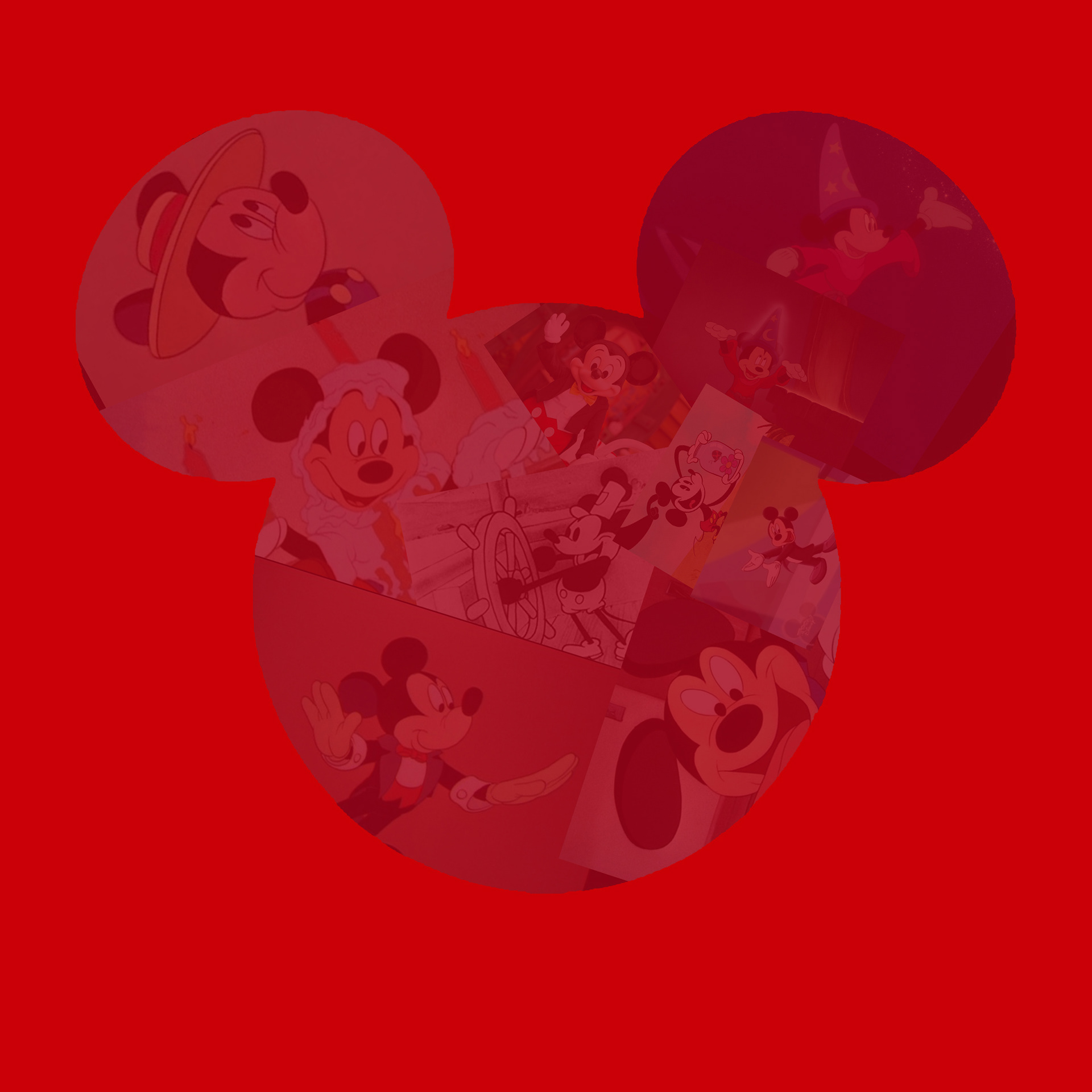 Mickey Mouse Photo Collage Art, January 2020