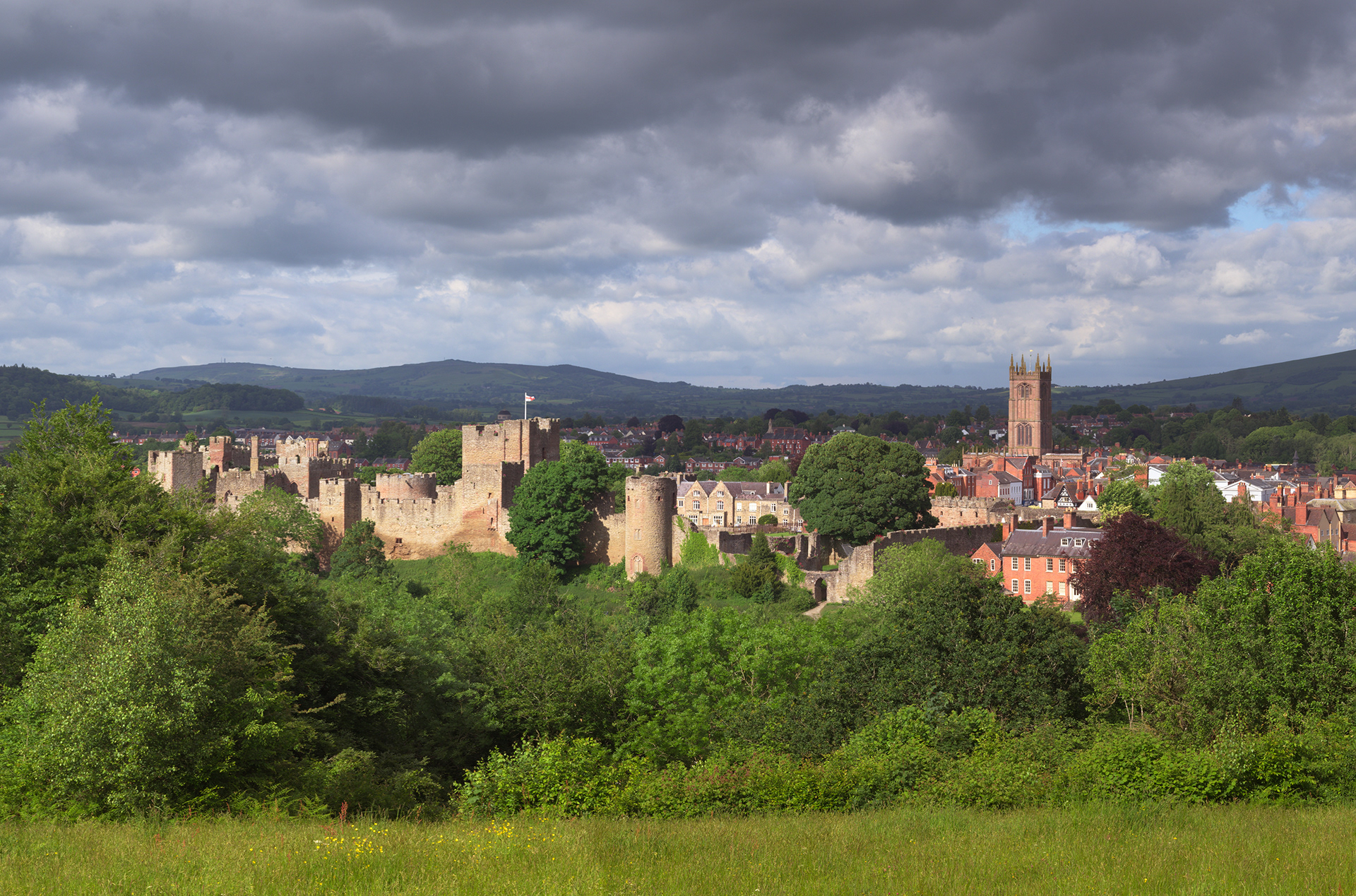Ludlow from Whitcliffe